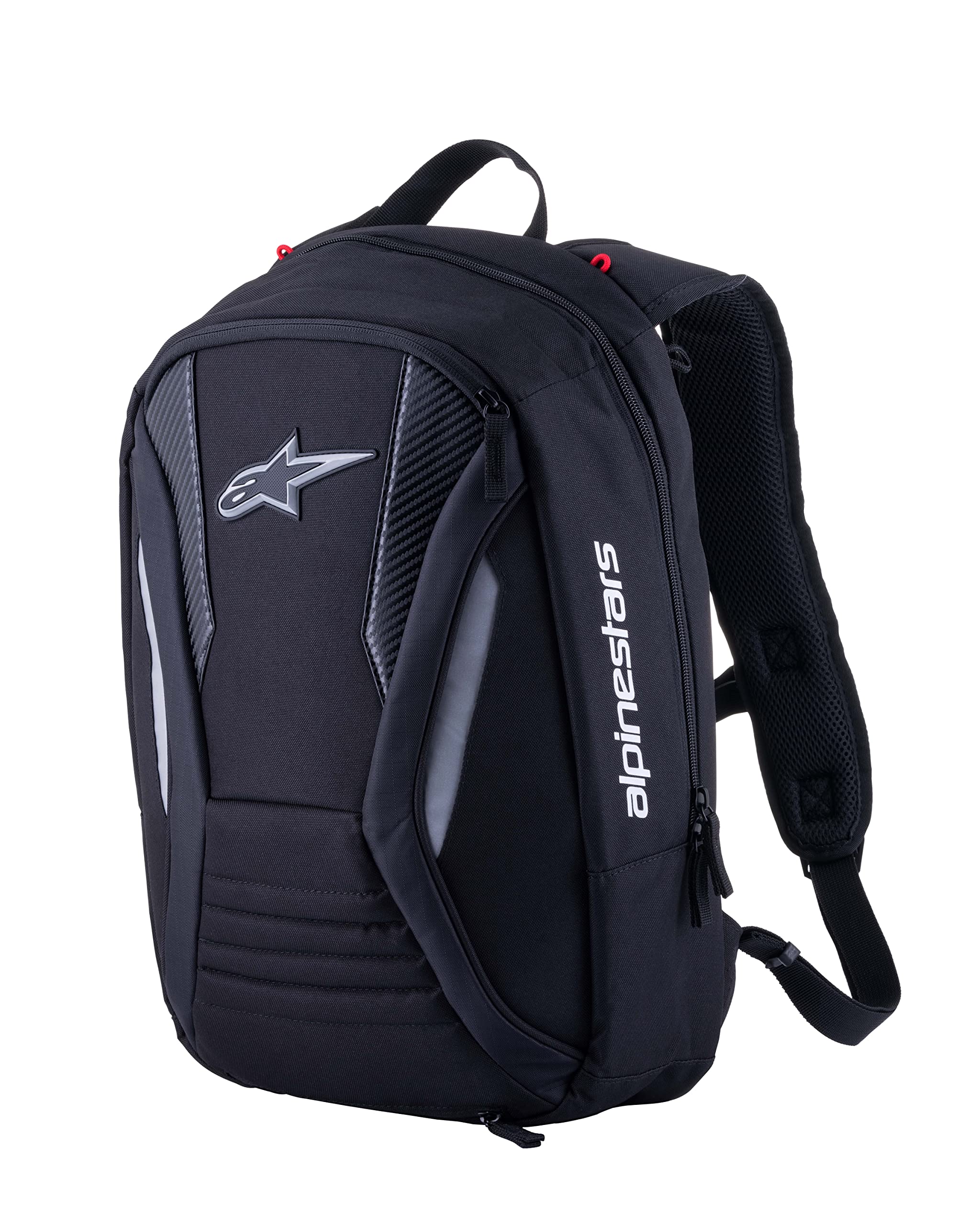 Alpinestars Charger Boost Backpack - Lightweight Durable Motorcycle Backpack for Men & Women, Waterproof Riding Bag with Laptop Compartment (Black/Black) - Perfect for Commuting, Travel & Outdoor Adventures