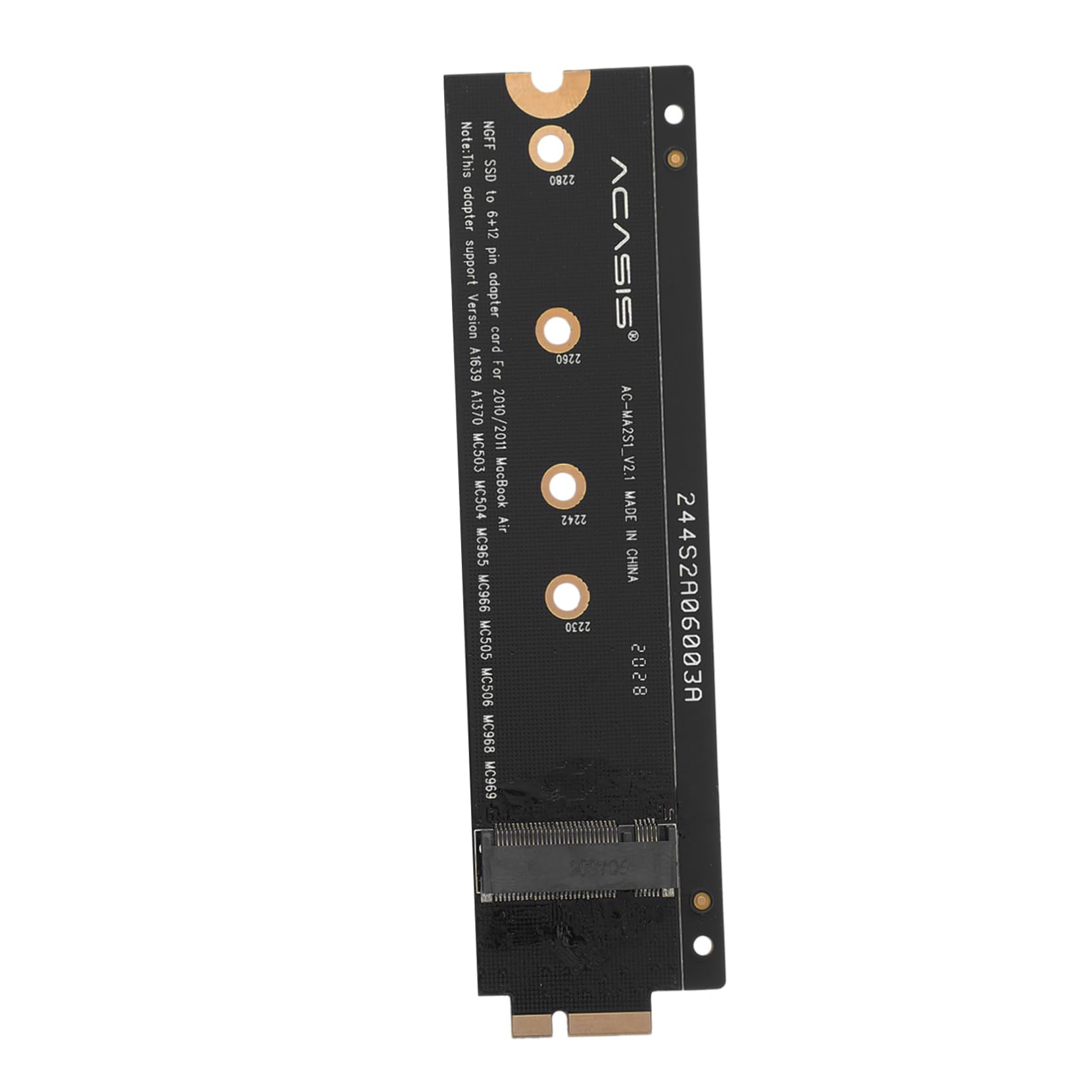 Veemoon M.2 NVMe SSD to PCIe Adapter Card - Supports 2230/2242/2260/2280 Sizes for PC & Laptop Upgrades - Perfect for Gaming Rigs, Workstations & DIY Computer Builds