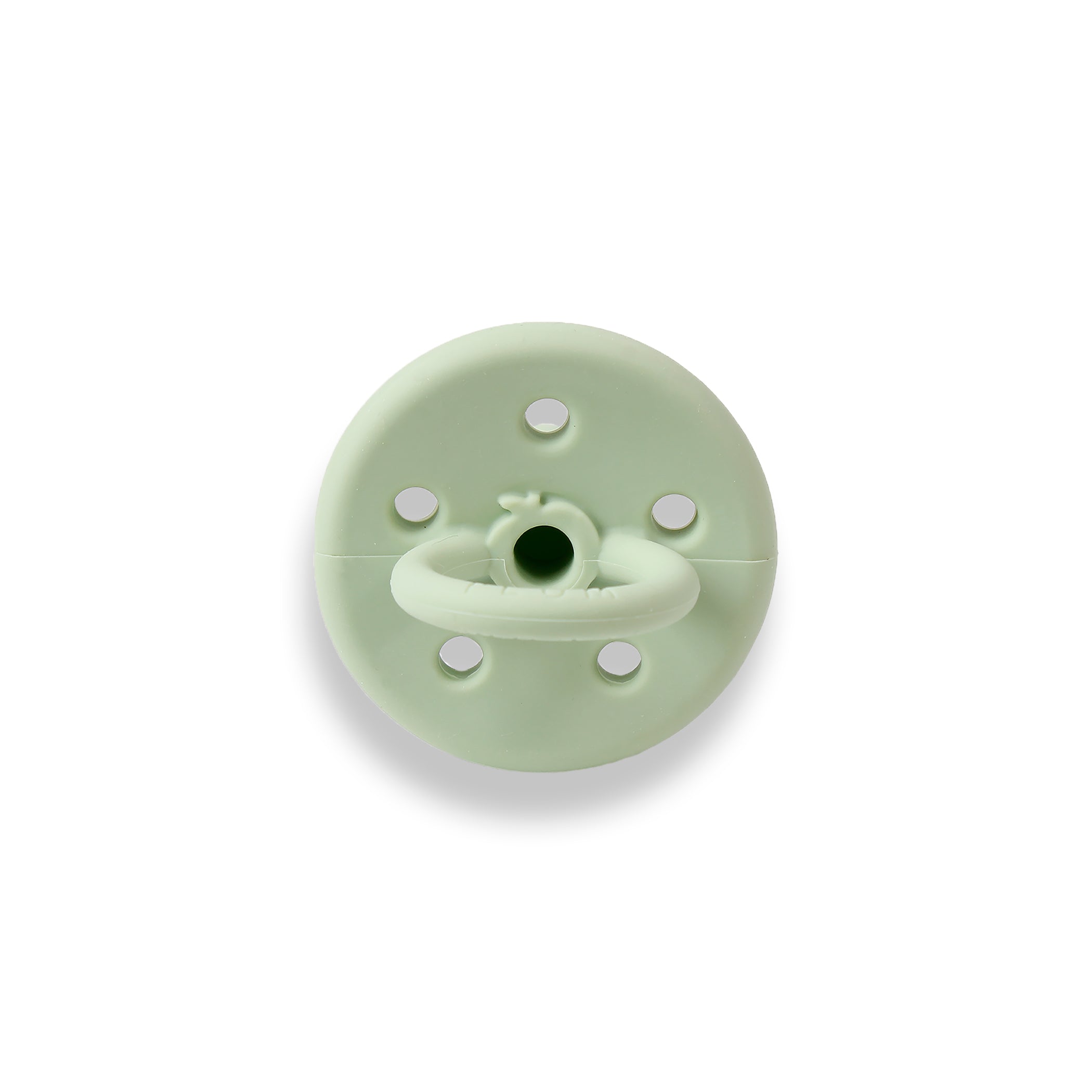 4 Pack Silicone Soothers for Babies - Green Sand, Eucalyptus, Olive & Pesto Colors | Gentle Teething Relief for Infants | Perfect for Daycare, Travel & Home Use