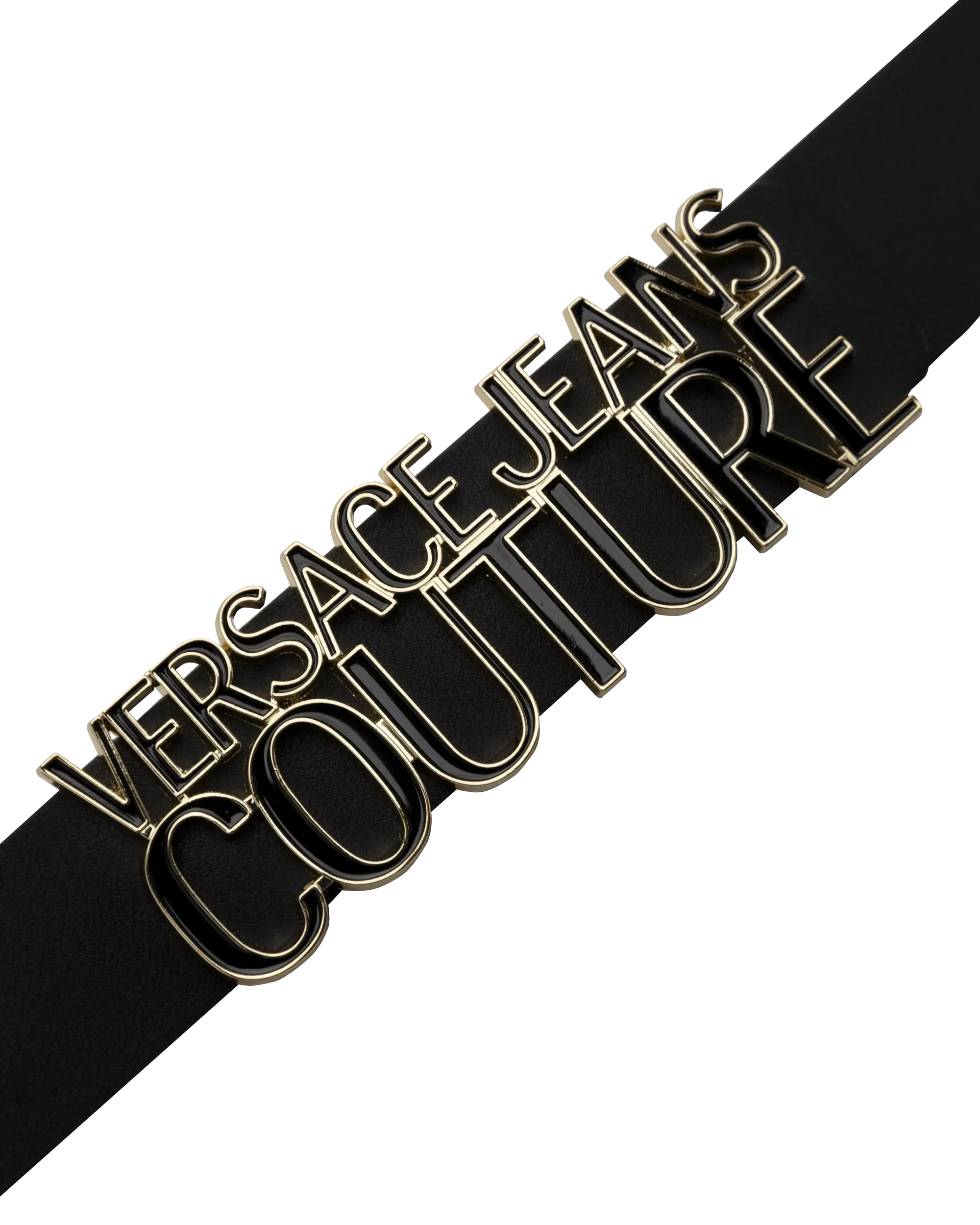 Premium Genuine Leather Belt with Gold Trim Logo - Stylish & Durable for Men's Fashion, Office Wear & Casual Outfits