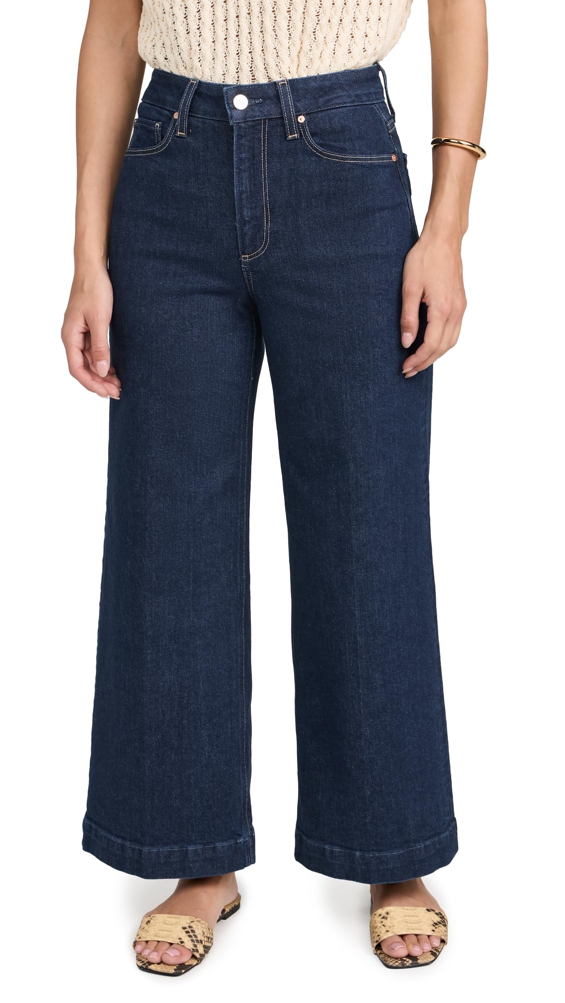 PAIGE Women's Harper Ankle Jeans - High Waist Slim Fit Stretch Denim Pants for Casual & Work | Perfect for Everyday Wear, Office Outfits and Date Nights