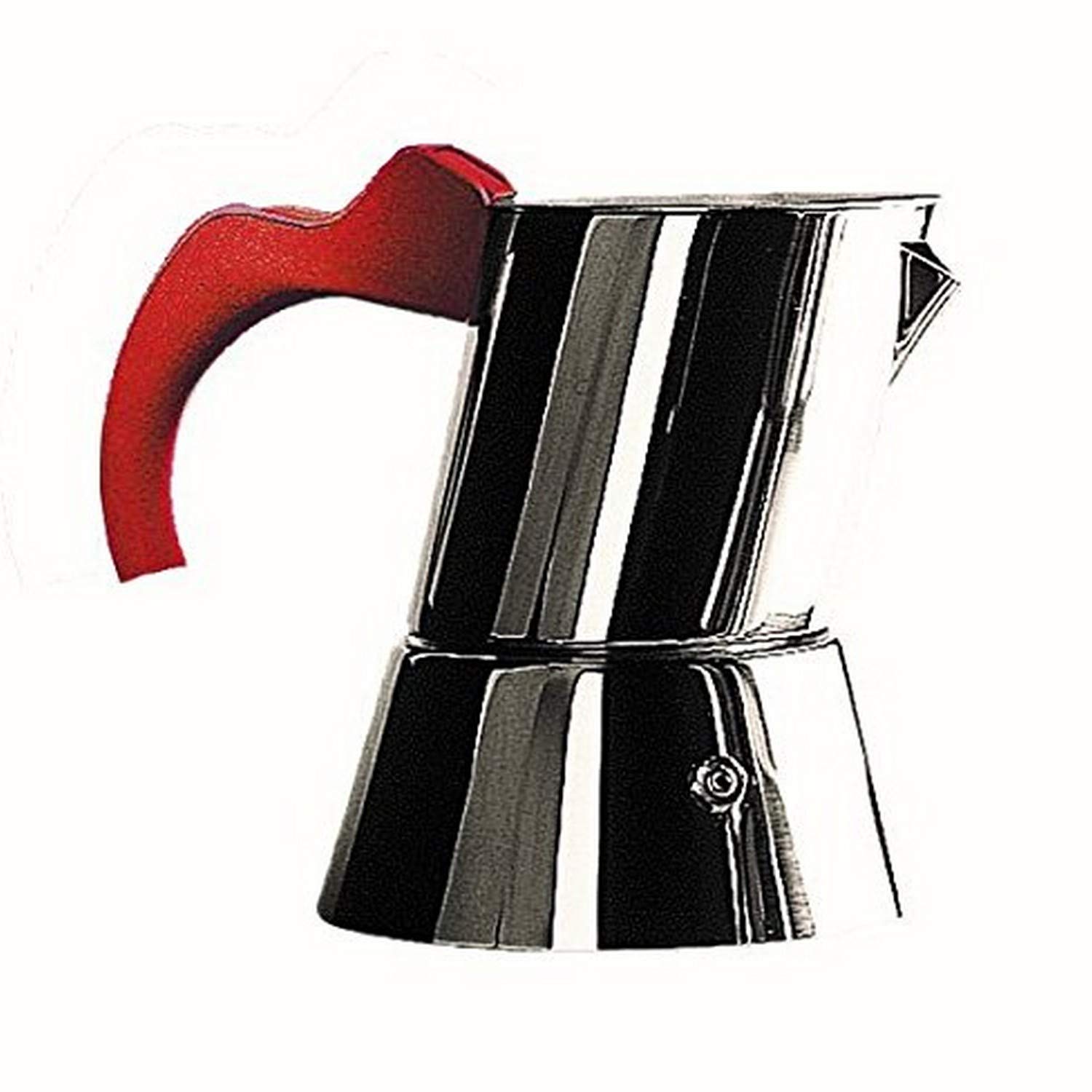 Mepra 23K30003 1/3-Cup Mini Coffee Maker in Coral - Perfect for Small Kitchens, Offices, Dorms & Travel