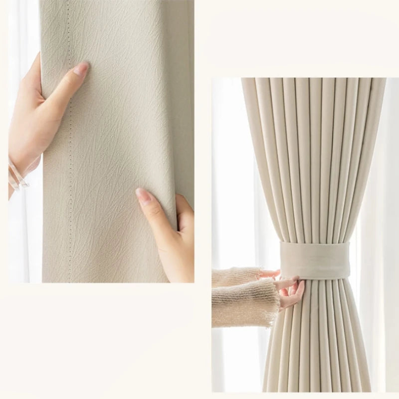 Briana Purple Velvet Jacquard Blackout Soundproof Curtains - Thermal Insulated Drapes for Bedroom, Living Room & Home Theater (Custom Size Available)