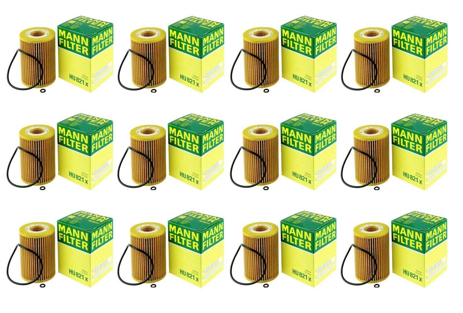 12-Pack Premium Oil Filter Replacement Kit for Mercedes, Dodge Sprinter & Jeep Grand Cherokee - High Performance Engine Protection for DIY Mechanics & Auto Shops