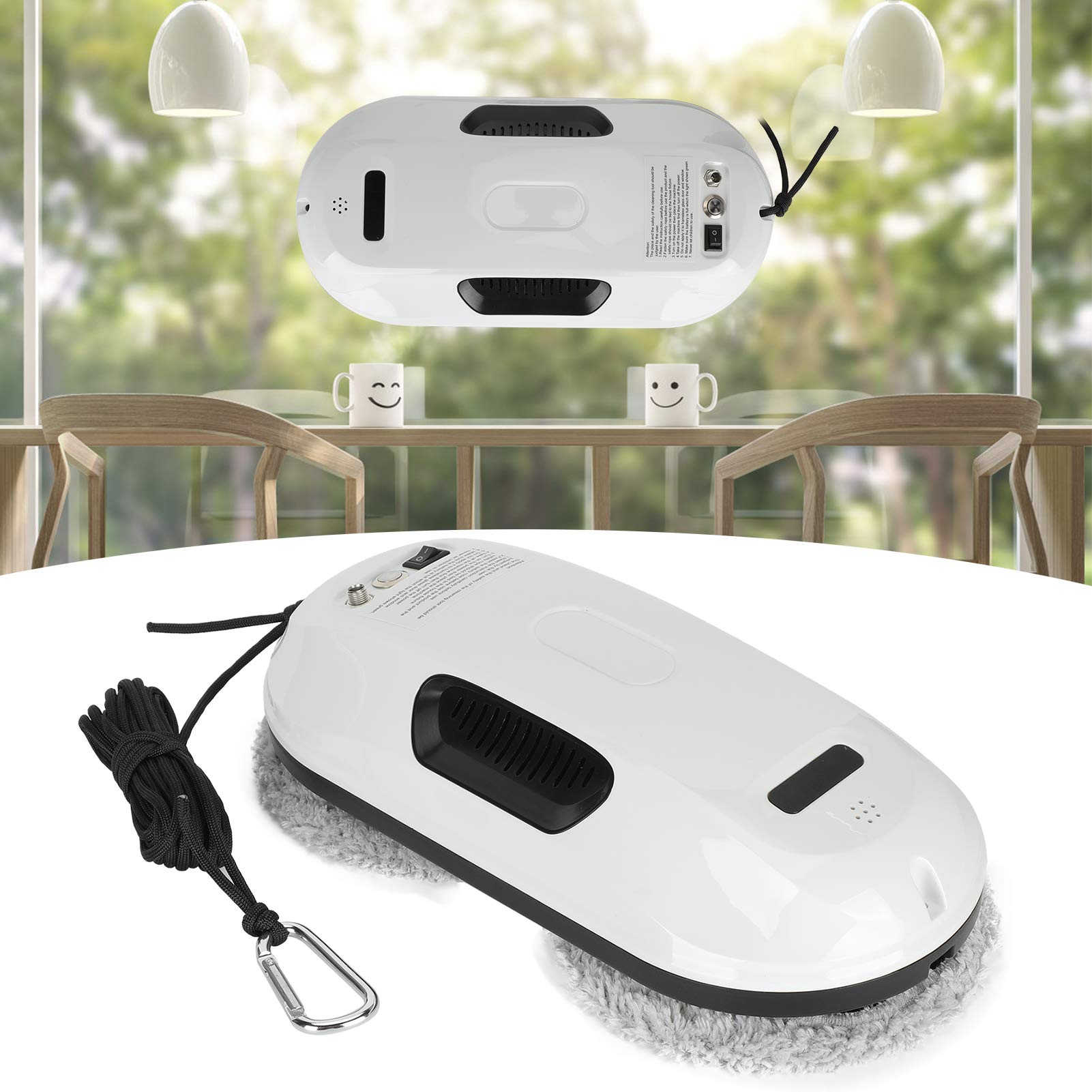 01 Smart Window Vacuum Cleaner - Ultrathin Remote Control Robot for Indoor/Outdoor Glass Cleaning - Perfect for High-Rise Windows, Skylights, and Hard-to-Reach Glass Surfaces