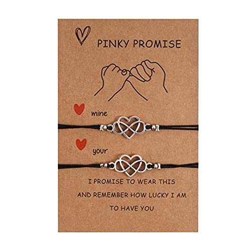 Stylish Adjustable Nylon Rope Bracelets for Women - Gold Friendship Couples Bracelet Set of 2 - Perfect Gift for Her, Valentines Day, Birthday & Anniversary (One Size) - Great for Everyday Wear, Matching Couple Jewelry & Special Occasions