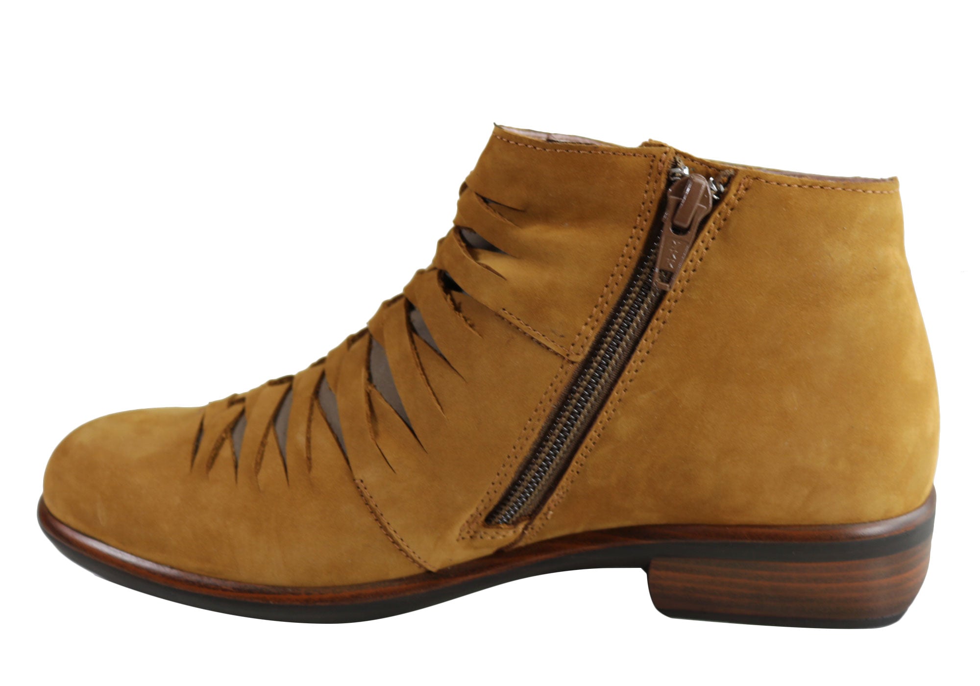 Naot Leveche Women's Nubuck Leather Comfortable Supportive Ankle Boots - Stylish & Cushioned Walking Shoes for Work, Travel & Everyday Wear