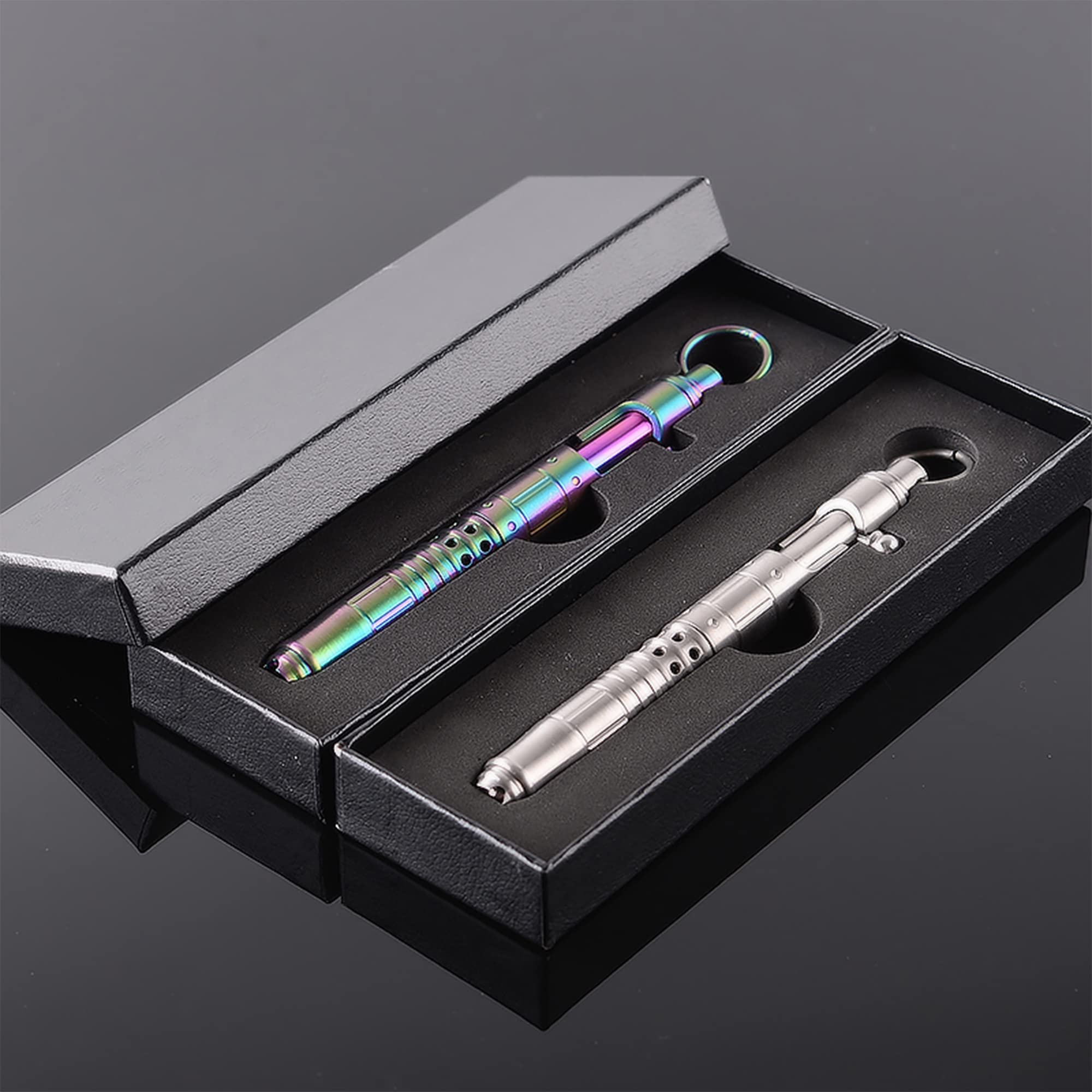 Titanium Alloy Bolt Action Tactical Pen - EDC Pocket Survival Gear, Self Defense Tool & Writing Pen (5.5 Inch) for Outdoor Adventures, Emergency Rescue & Everyday Carry