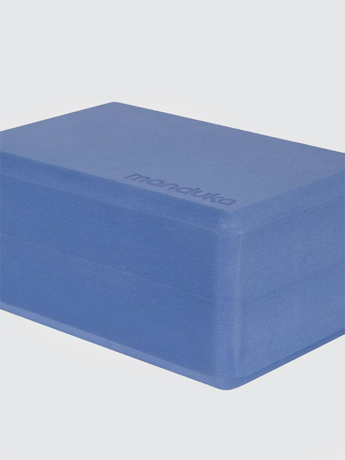 Manduka Recycled EVA Foam Yoga Block - Non-Slip Yoga Brick for Support & Alignment - Ideal for Yoga, Pilates & Meditation at Home or Studio