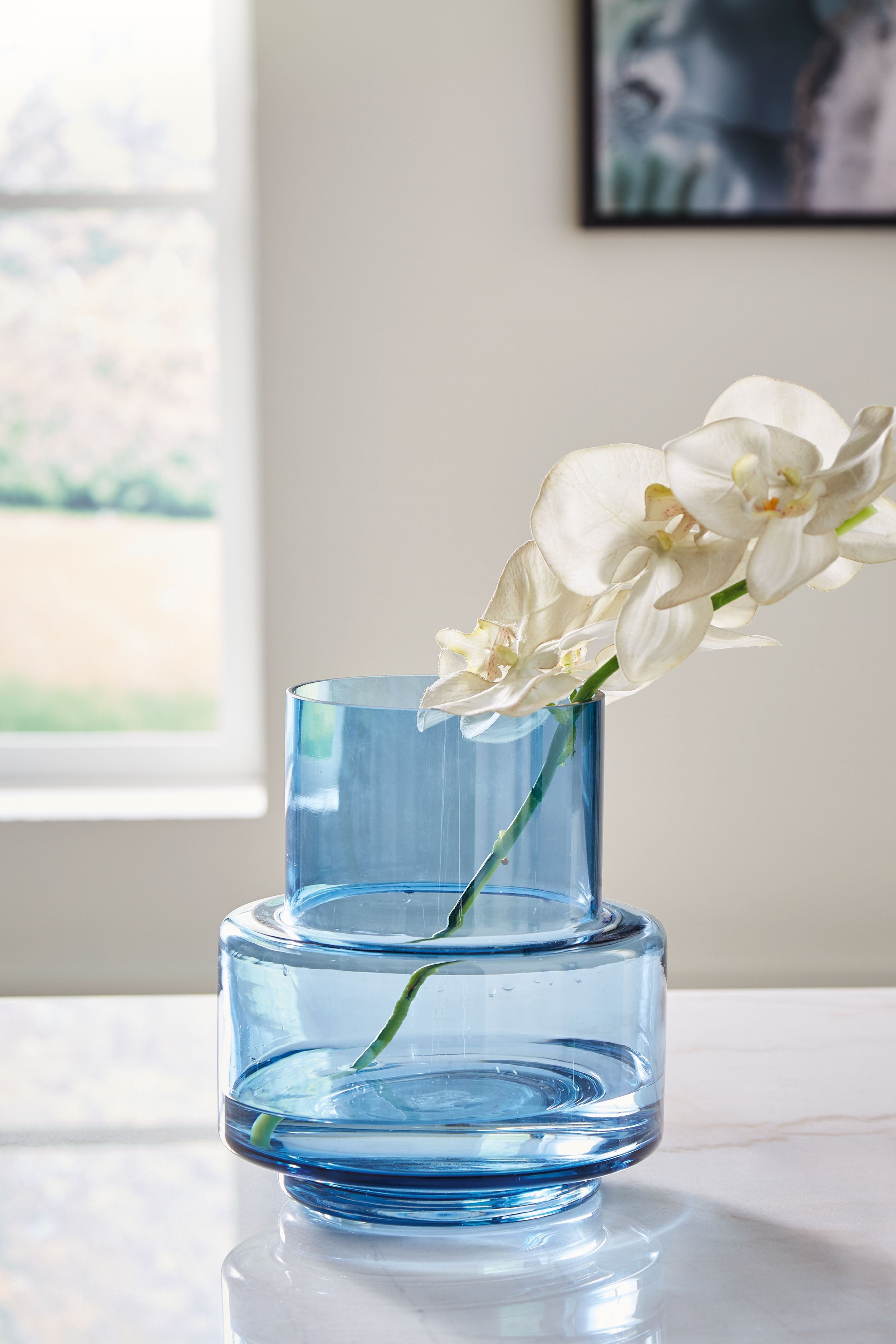 Bealen Vase - Elegant Ceramic Flower Vase for Home Decor, Wedding Centerpieces & Office Desk Decorations