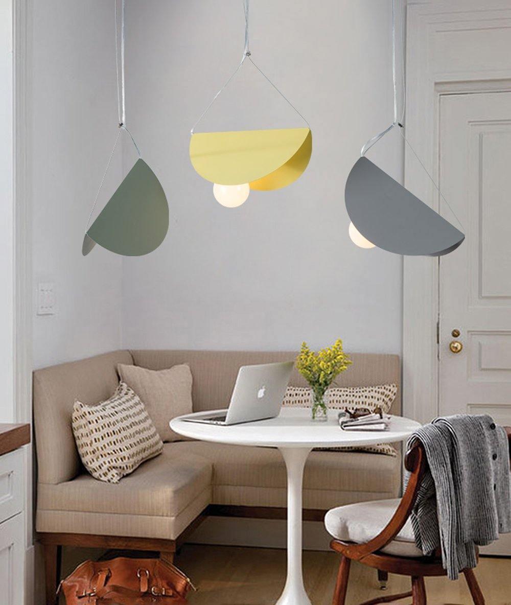 Modern Glider Pendant Light - Sleek Hanging Fixture for Kitchen Island, Dining Room & Bedroom - Adjustable Height LED Chandelier with Industrial Design