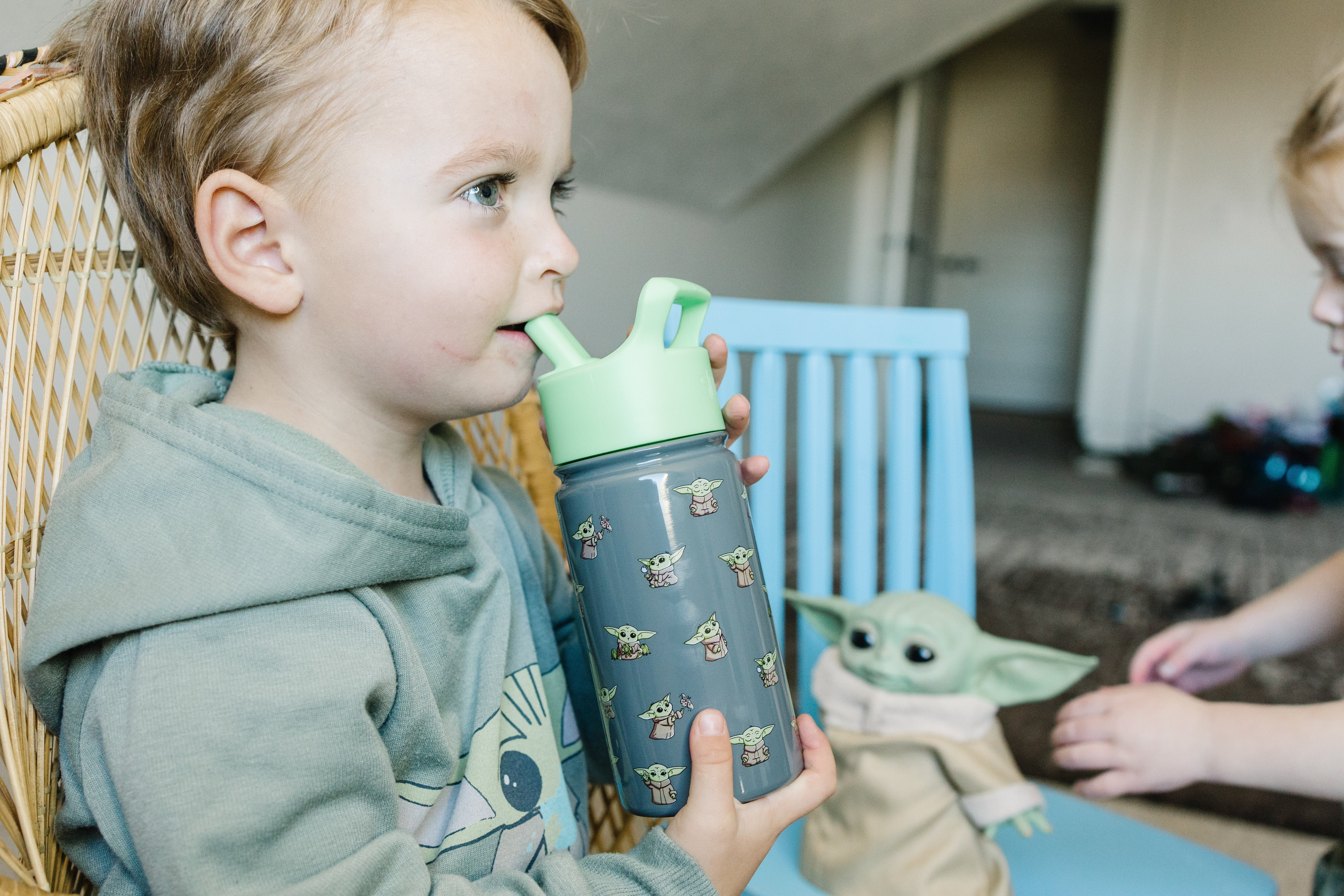Summit Kids Water Bottle with Straw Lid - BPA Free, Leak Proof, Insulated Stainless Steel Bottle for School, Sports & Outdoor Activities