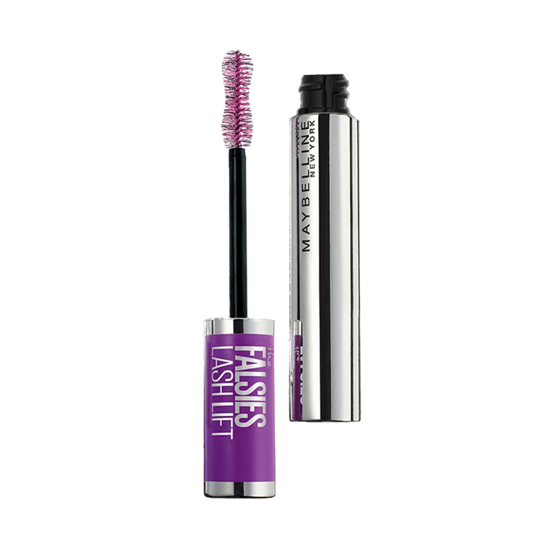 Maybelline New York Falsies Lash Lift Volumizing Mascara - Black, No Clumps, Transfer-Proof (8.6ml) for Dramatic Lashes - Perfect for Daytime Office Look & Night Out Makeup