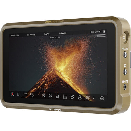 Atomos Ninja Ultra 5 Inch 1000nit HDR Monitor Recorder - 4K HDMI Recording for Sony, Canon, Nikon Mirrorless & Cinema Cameras - Perfect for Filmmaking, Live Streaming & Professional Video Production