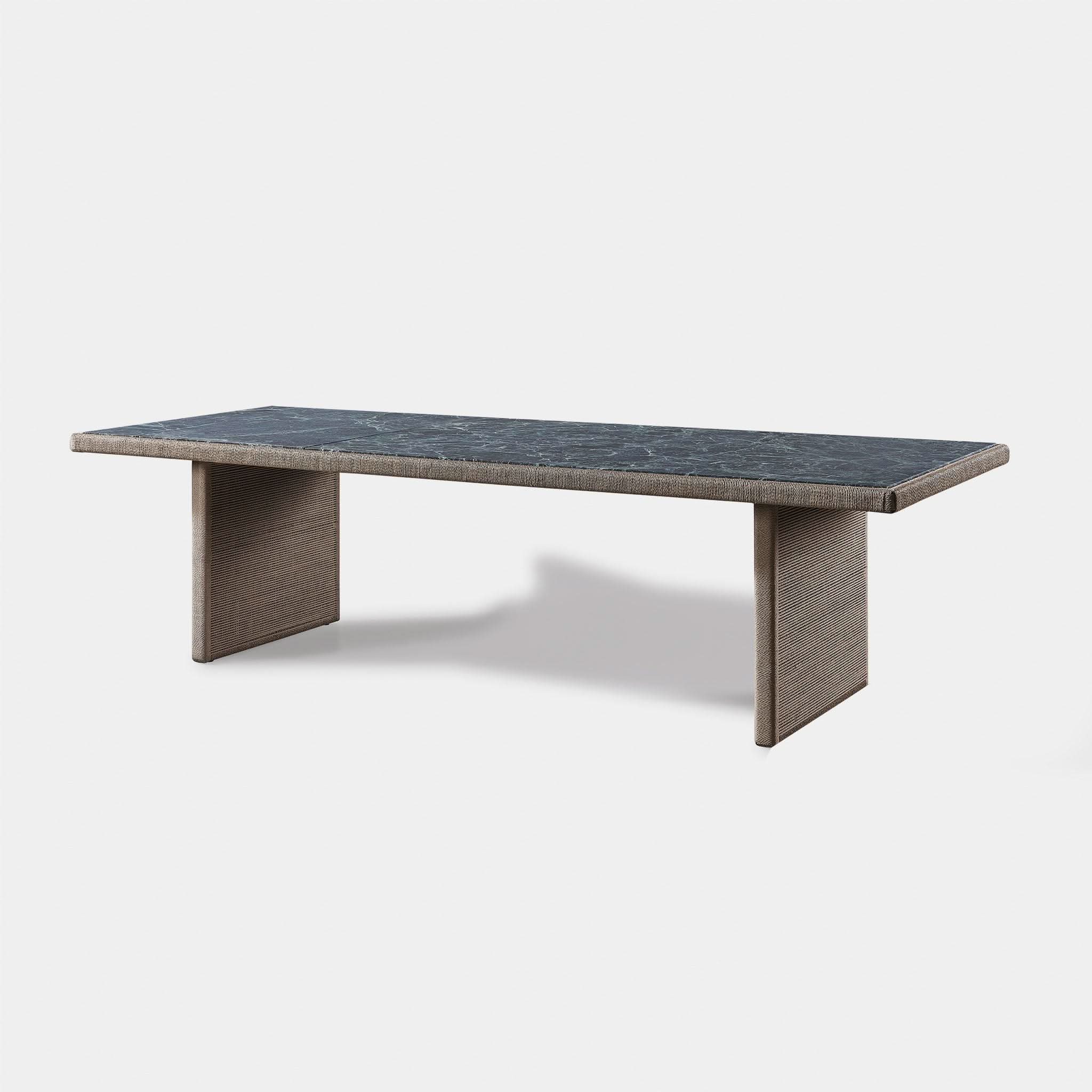 Formentera 108-inch Modern Dining Table - Solid Wood Farmhouse Table for Kitchen & Dining Room - Perfect for Family Gatherings & Dinner Parties