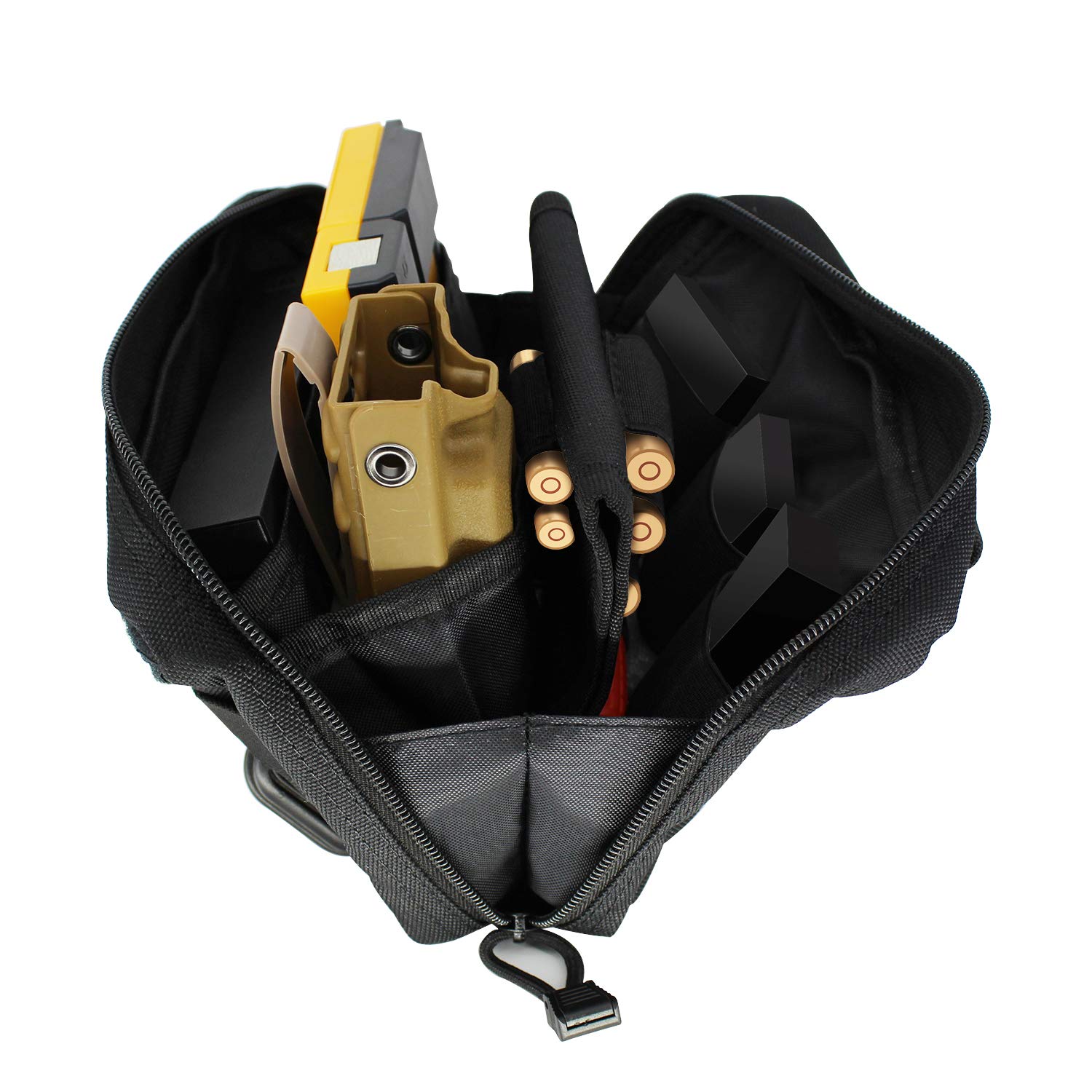 Tactical MOLLE Admin Pouch - Durable EDC Tool Bag for Outdoor, Camping & Military Use