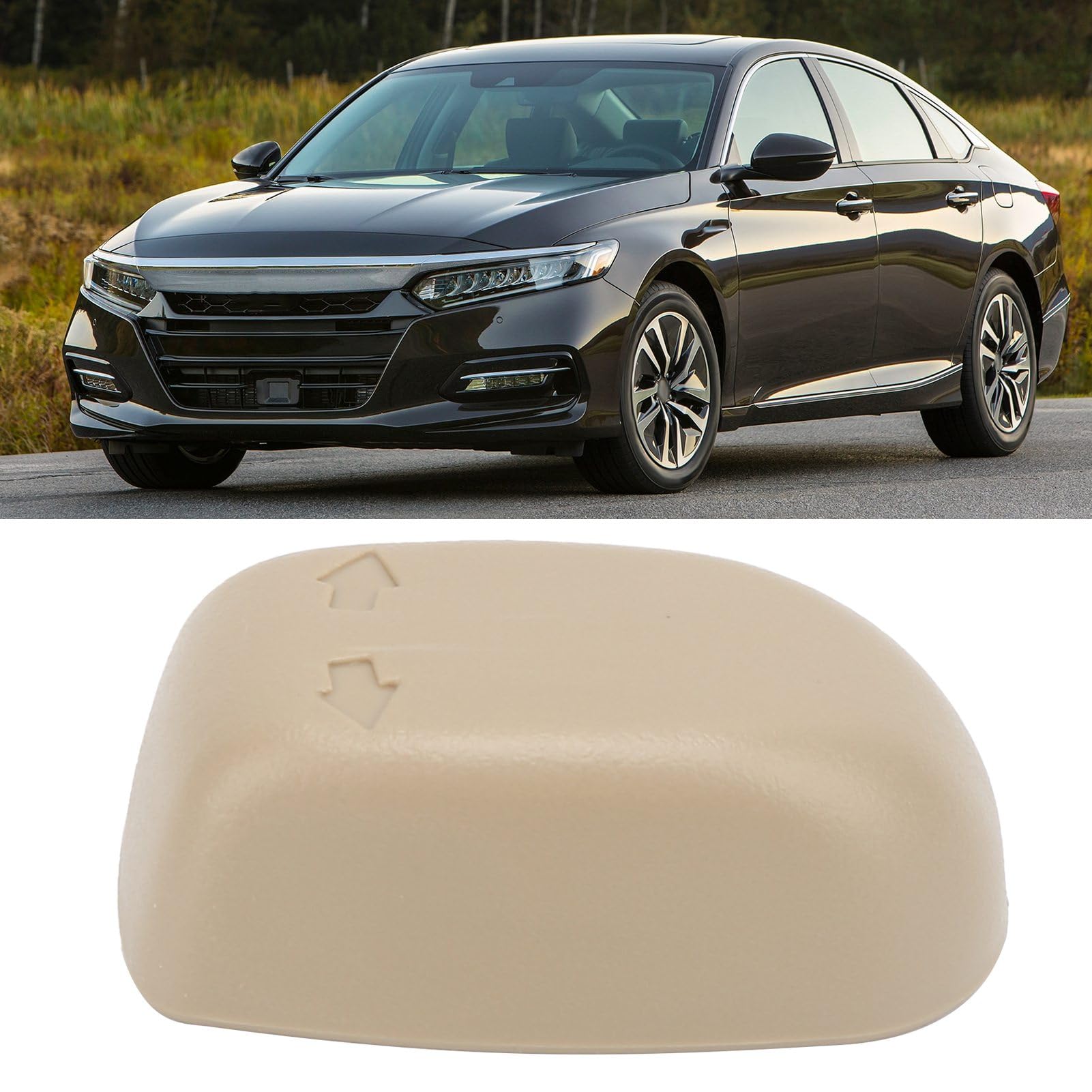 Aramox Seat Switch Knob Replacement for Honda Accord CRV - 81252-SDB-A71ZC Seat Adjustment Control Button | Perfect for Car Interior Repair & Comfort Upgrade