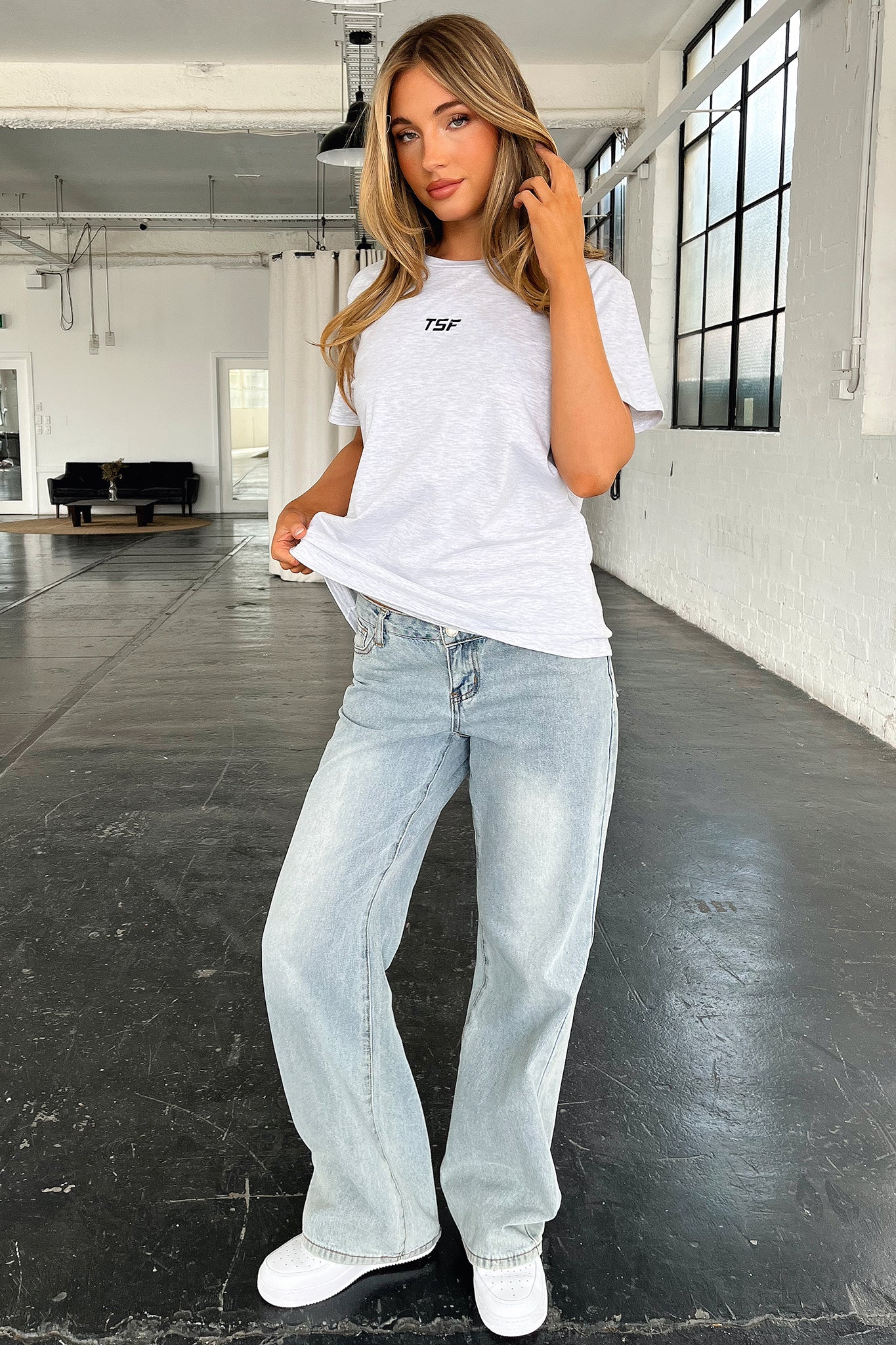 Kaztek Oversized T-Shirt for Men & Women - Soft Cotton Grey Tee - Casual Streetwear & Loungewear