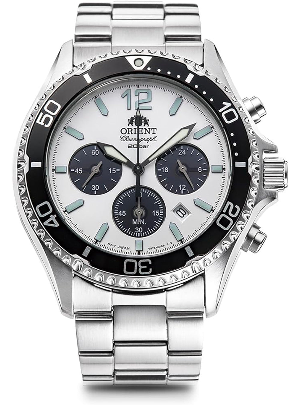Orient Mako Sports Watch RN TX0203S - Japanese Made JDM Automatic Diver Watch for Men - Perfect for Scuba Diving, Swimming & Outdoor Adventures
