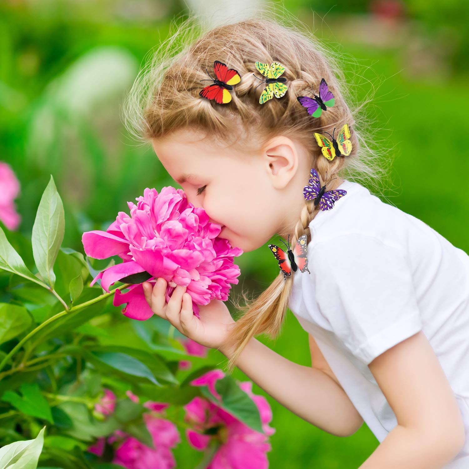 Colorful Butterfly Hair Clips for Girls - Baby Hair Accessories for Parties & School