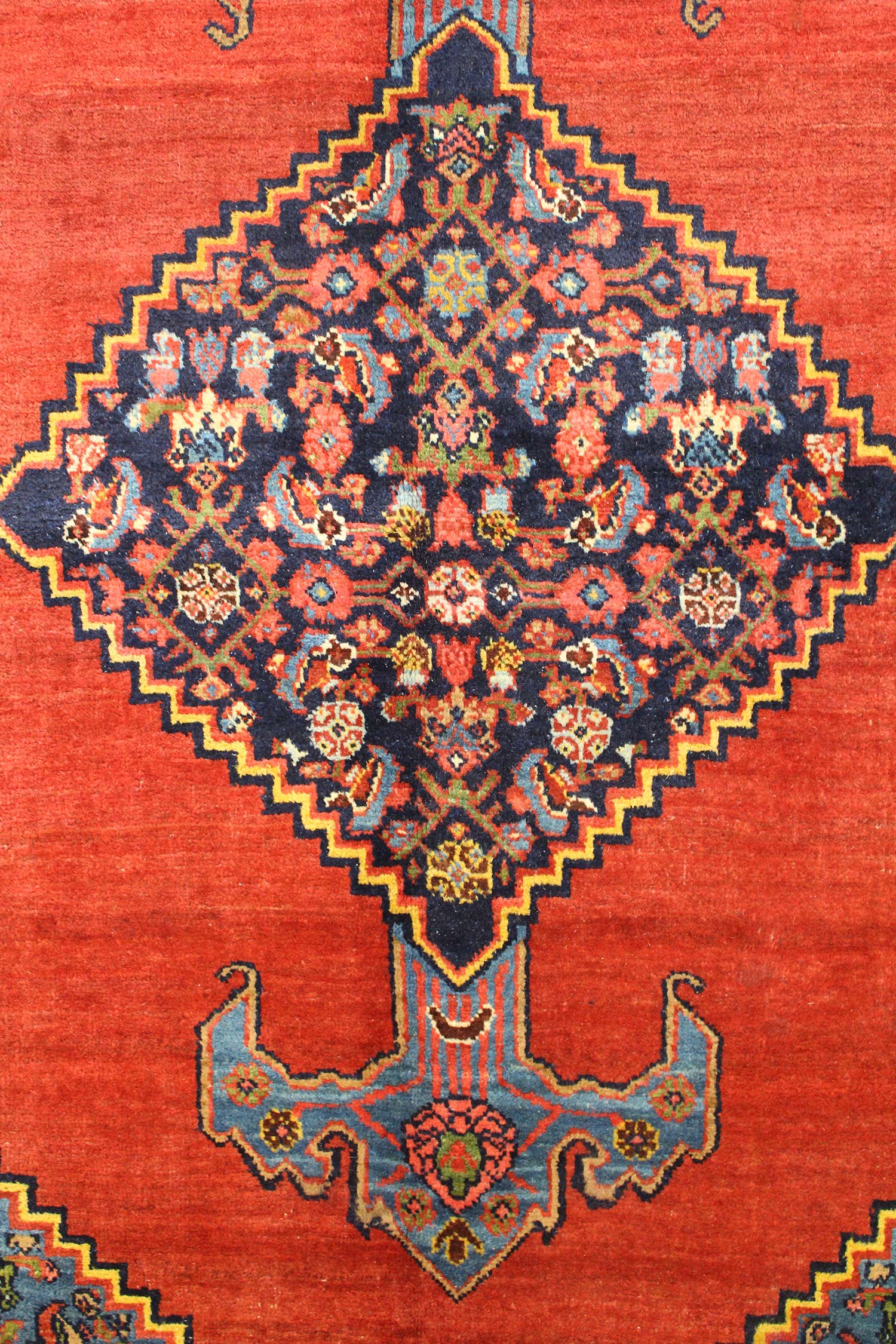 Antique Bijar Handwoven Tribal Rug JF8336 - Authentic Persian Wool Carpet for Living Room, Bedroom & Home Decor