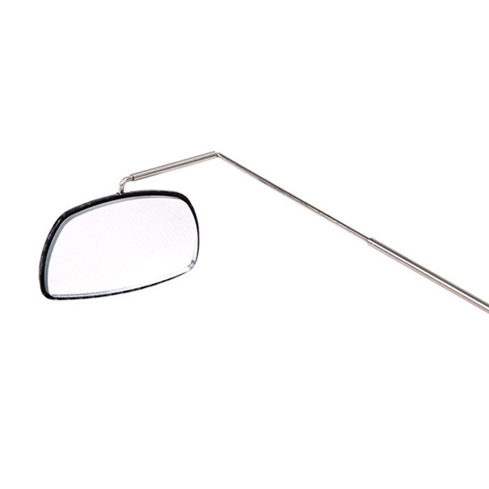 Adjustable Aluminum Alloy Bicycle Eyeglass Mirror - Helmet Mount Rear View Cycling Mirror for Safe Riding | Perfect for Road Bikes, Mountain Biking & Commuting