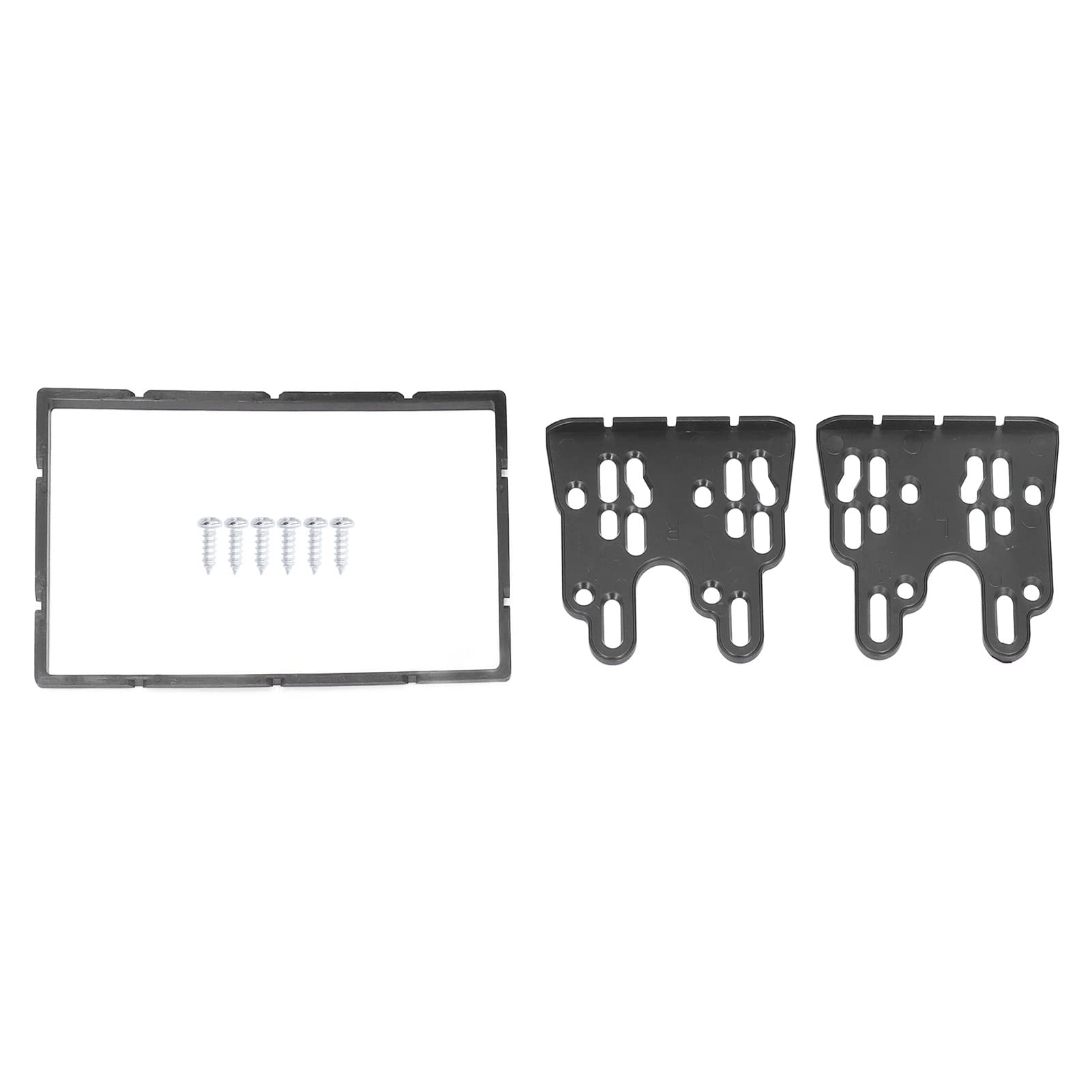 Acouto 2DIN ABS Car Stereo Radio Fascia Kit for Hyundai Accent 2009-2012 - Replacement Dash Bezel Panel for DVD/Radio Installation - Perfect for Car Audio Upgrades & Custom Installations
