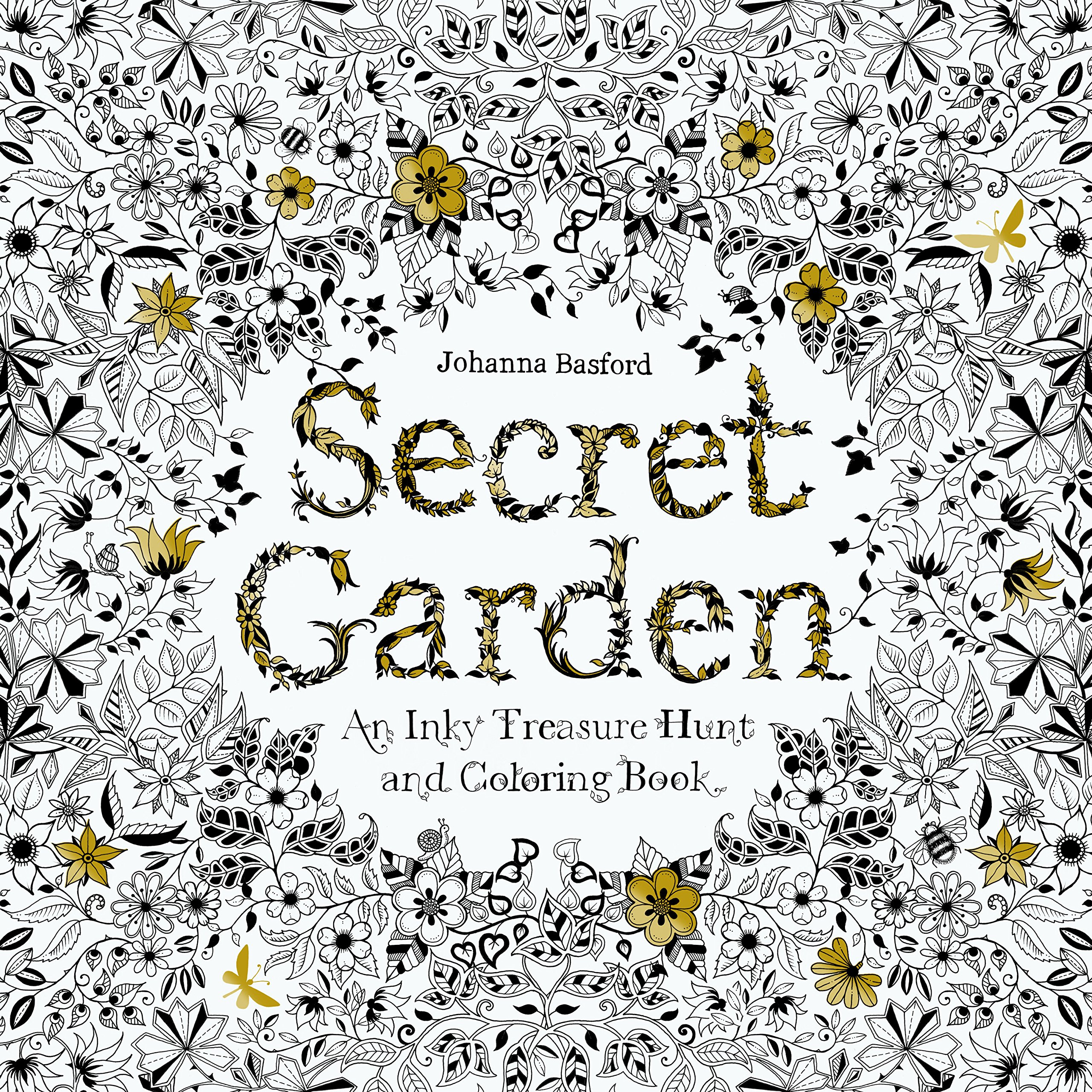 Secret Garden: Adult Coloring Book with Intricate Designs & Treasure Hunt - Perfect for Stress Relief, Mindfulness & Creative Relaxation