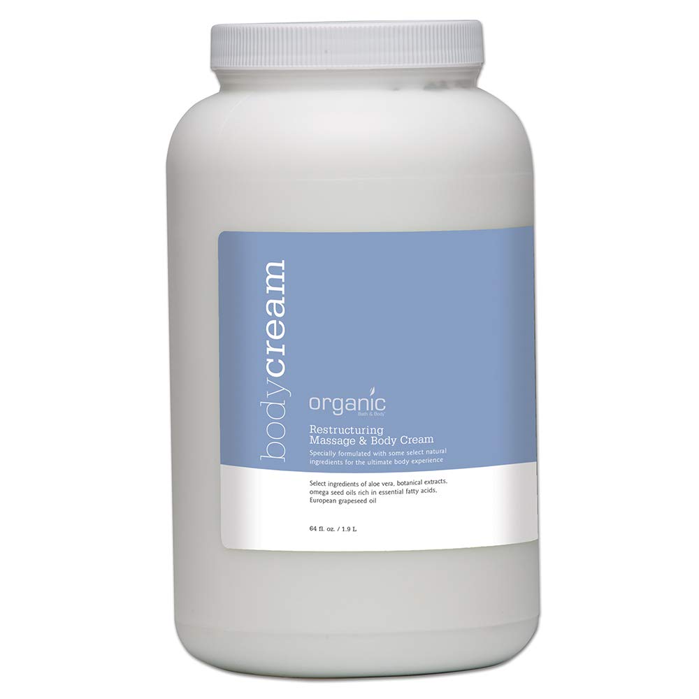 Restructuring Massage & Body Cream - 64 oz Large Size for Deep Hydration & Skin Repair | Perfect for Post-Workout Recovery, Dry Skin Relief & Spa-Like Relaxation at Home