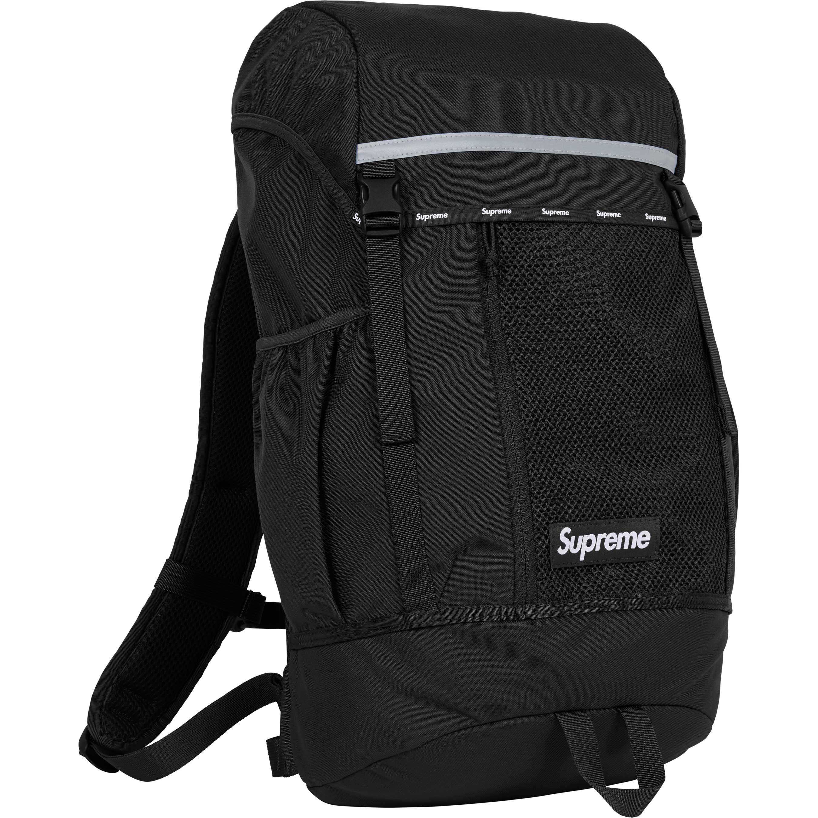 Supreme FW24 Backpack Black - Durable Waterproof Laptop Backpack for Men & Women - Perfect for Travel, Work, School & Outdoor Adventures