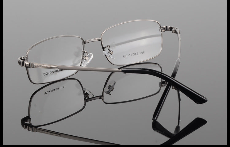 Bclear Thick Gold Plated Men's Eyeglasses S902 Full Frame Glasses for Men - Stylish & Durable Eyewear for Work, Driving, and Everyday Use