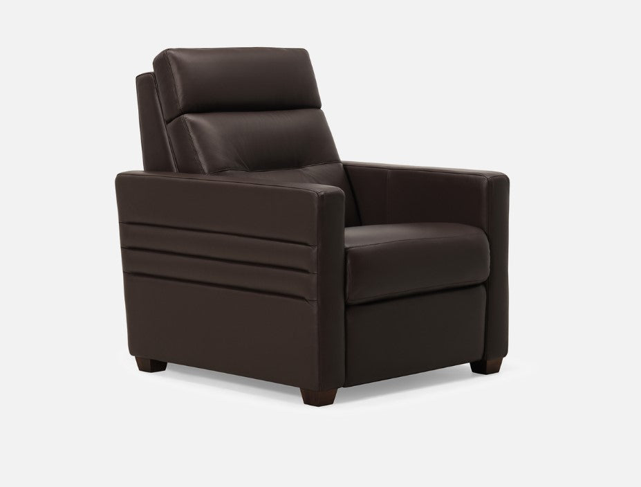 Palliser Reece Power Reclining Leather Sofa - Genuine Top Grain Leather Living Room Sectional with USB Charging Ports - Perfect for Home Theater, Family Gatherings & Relaxation