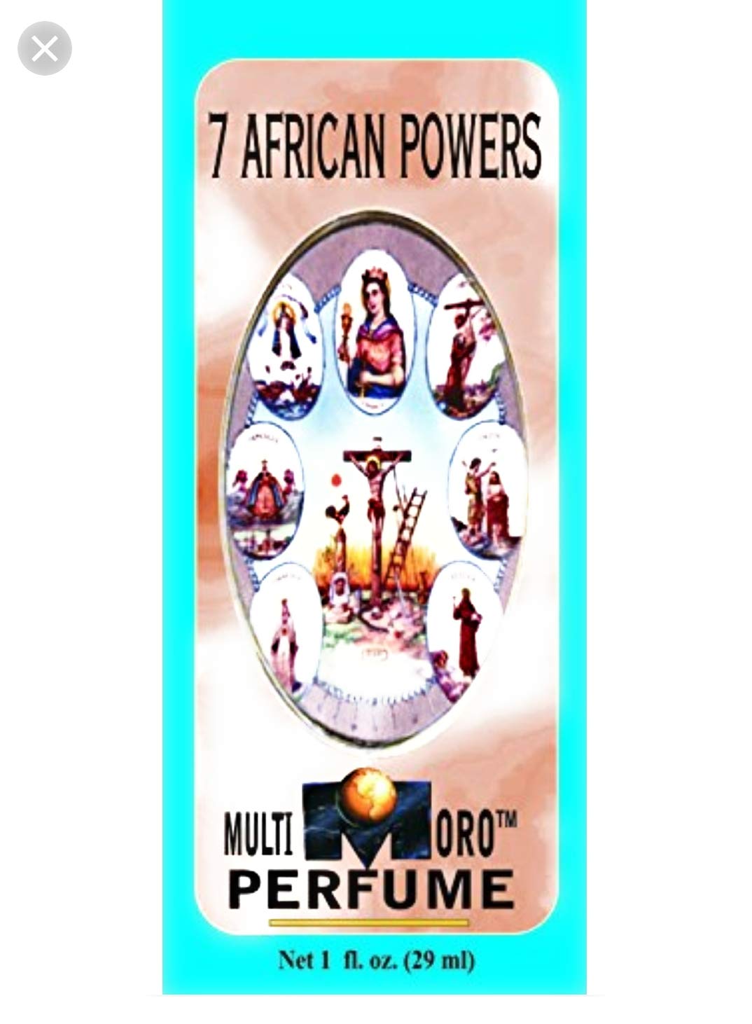 Multioro Perfume 7 African Powers - Spiritual & Ritual Fragrance Oil for Meditation, Cleansing & Protection