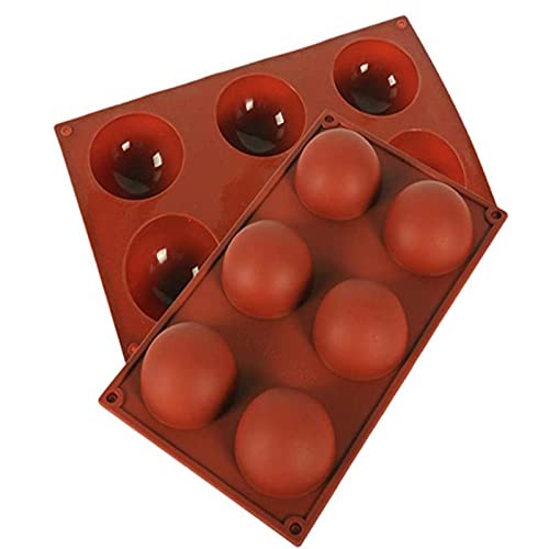 JWDS 2-Piece Hot Chocolate Bomb Silicone Mold Set - DIY Marshmallow Hot Cocoa Bombs for Festive Drinks & Holiday Gifts - Perfect for Christmas Parties, Winter Treats, and Cozy Hot Chocolate Moments