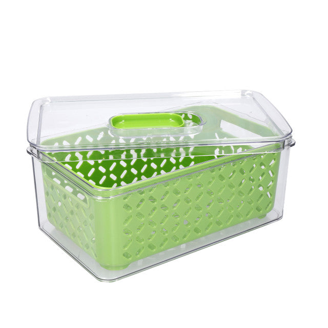 Fresh Keeper Food Storage Containers - Airtight, BPA-Free, Various Sizes (Small/Medium/Large) - Perfect for Meal Prep, Leftovers & Pantry Organization - Eco-Friendly Green Kitchen Essentials
