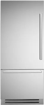 Bertazzoni REF36BMBIXLT 36 Inch Built-In Bottom Mount Refrigerator - Stainless Steel, Left Swing Door - Perfect for Modern Kitchens & Open Concept Homes