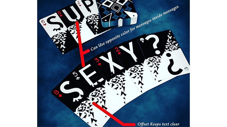 WTF Cardistry Spelling - Premium Playing Cards for Magic Tricks & Card Flourishing | Perfect for Cardists, Magicians & Beginners