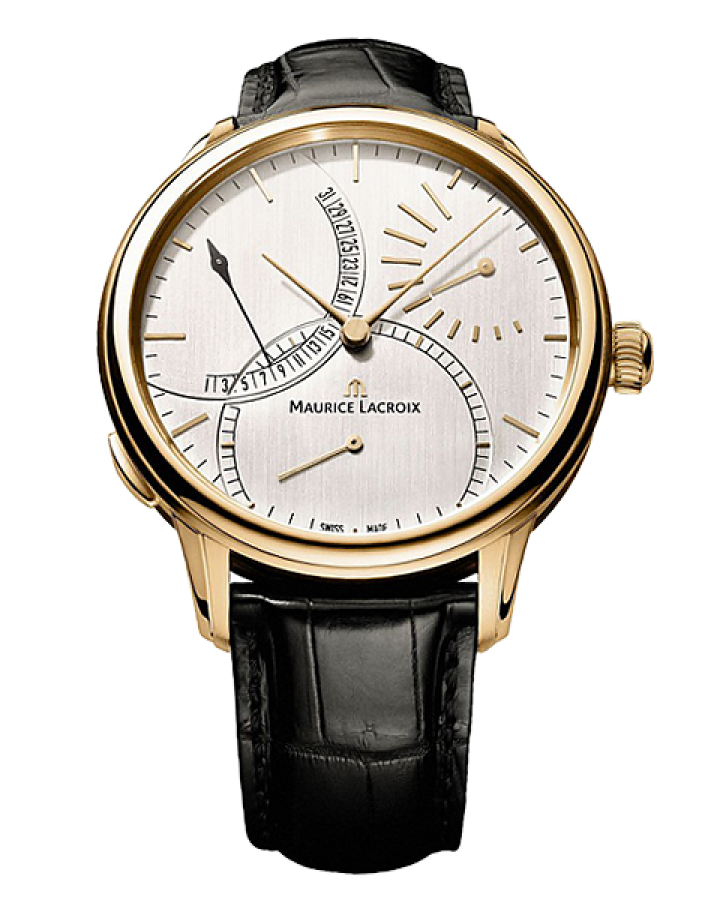 Luxury Maurice Lacroix Masterpiece Calendrier 18K Rose Gold Men's Watch - Swiss Automatic Movement, Date Display - Perfect for Business Meetings, Formal Events & Gift Giving