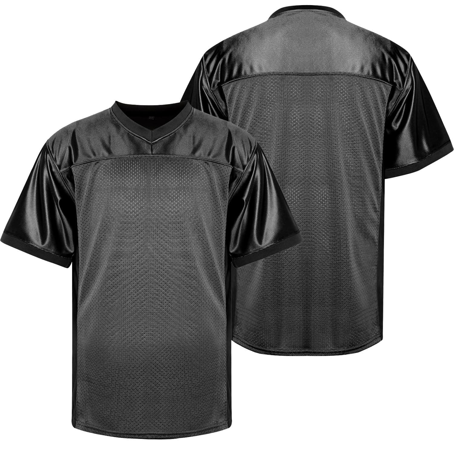 MESOSPERO Men's Hip Hop Short Sleeve T-Shirts - Athletic Sports Jersey for Football, Basketball & Casual Wear - Sizes S to XXXL - Perfect for Streetwear, Gym & Summer Outfits