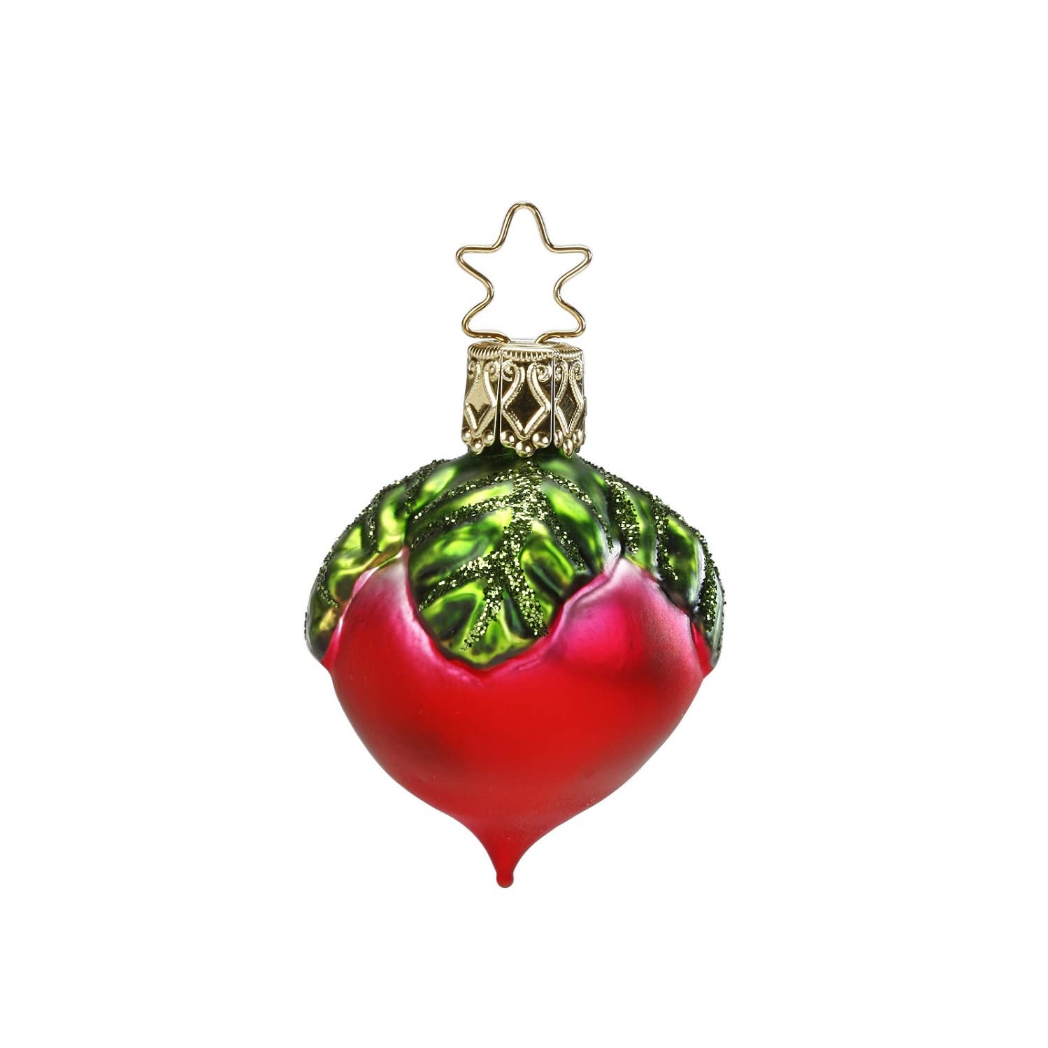 Premium German Glass Christmas Ornament Gift Set - Handcrafted Radish Design Holiday Decor for Tree, Home & Festive Parties (1-030-13) | Perfect for Xmas Gifts, Winter Weddings & Seasonal Celebrations