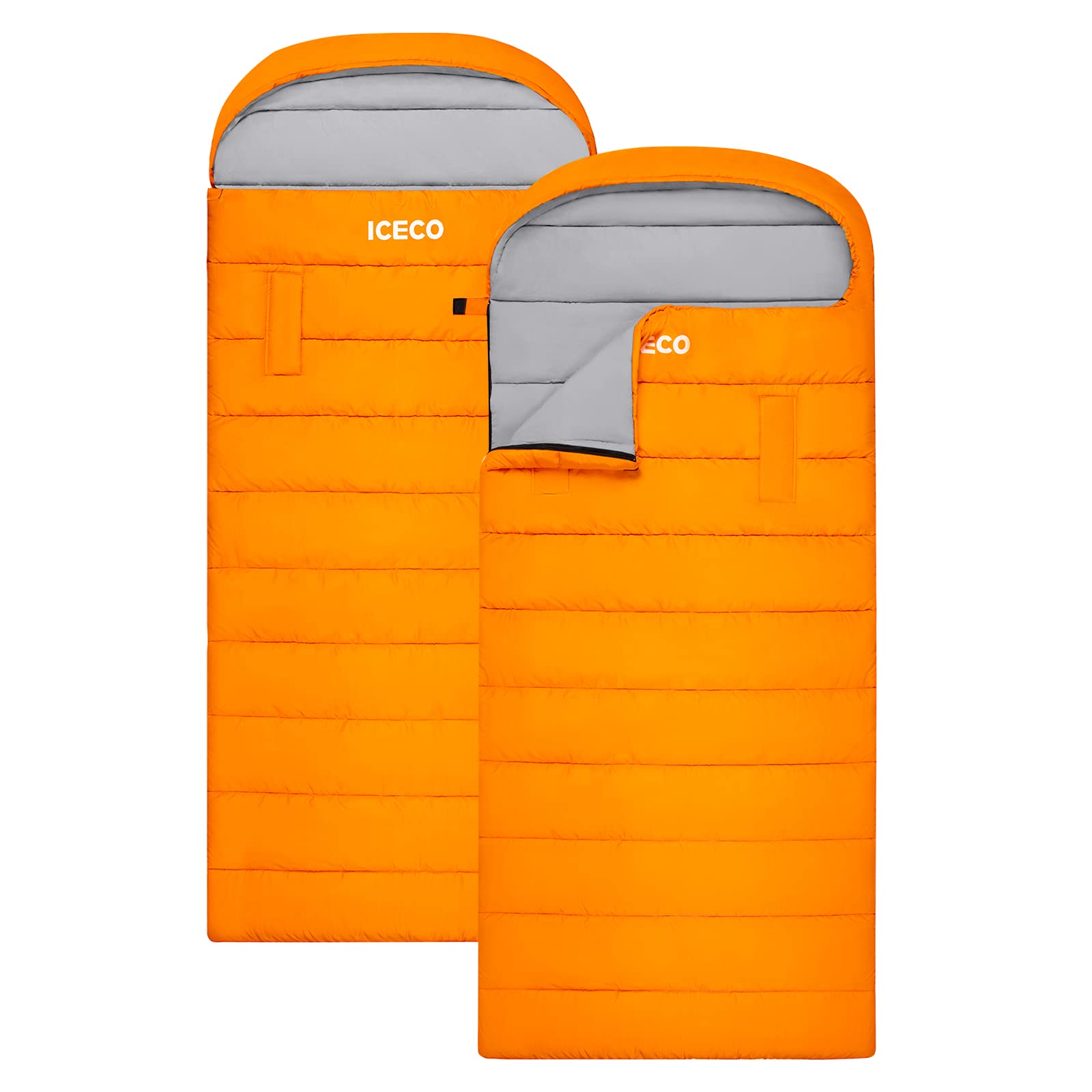 ICECO Cold Weather Sleeping Bag for Adults - Extra Large Wide XXL Sleeping Bag for Camping, Backpacking & Winter Outdoor Adventures - Perfect for Men, Women & Youth - Lightweight & Warm for Hiking, Travel & Emergency Preparedness
