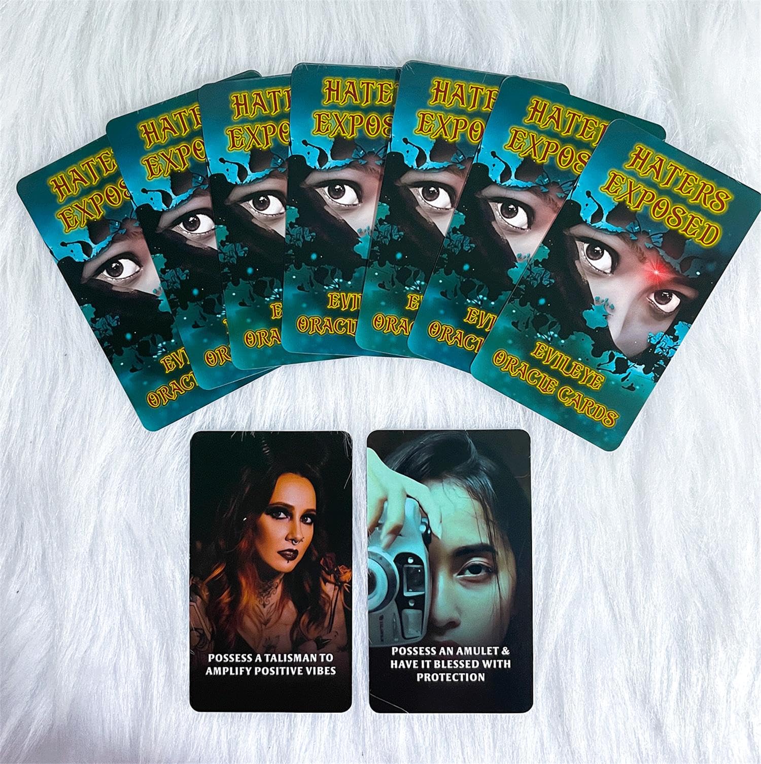 Evil Eye Oracle Cards - Spiritual Insight & Discovery Deck for Wisdom, Revelation & Protection | Perfect for Meditation, Divination & Energy Cleansing Rituals