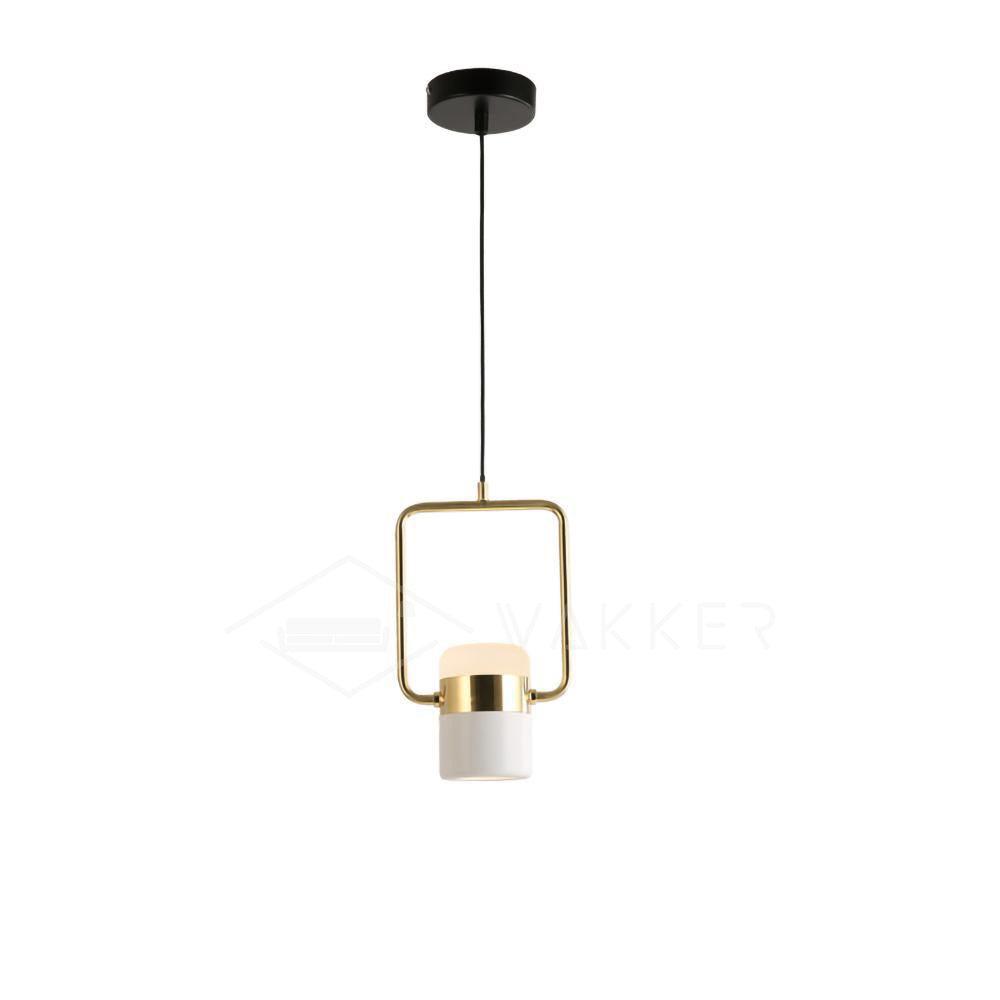 Adjustable Glass Pendant Light Fixture - Modern Dimmable Hanging Chandelier for Kitchen Island, Dining Room & Bedroom Lighting