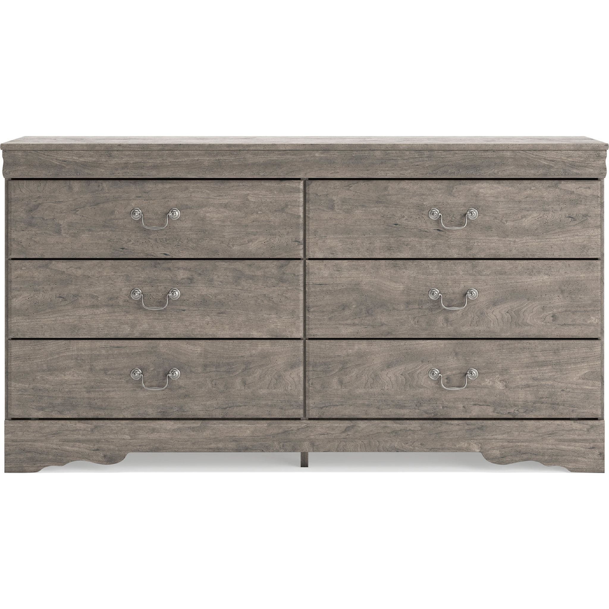 Bayzor 5-Piece Full Sleigh Bedroom Set in Gray - Modern Bed Frame, Nightstand & Dresser for Cozy Master Bedroom Decor