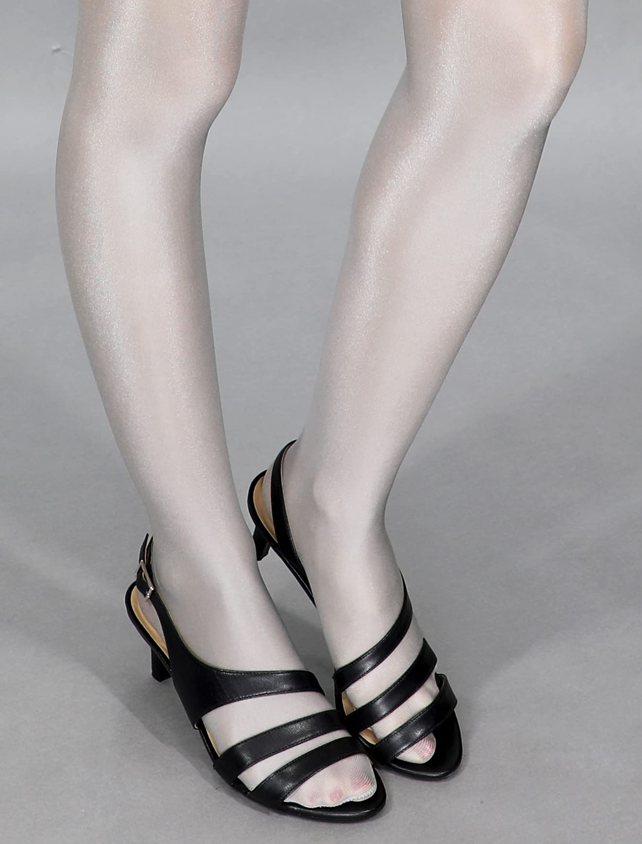 Mona's Choice Shiny Oil Effect Tall Garter Stockings & Thigh High Stockings - Sexy Lingerie for Women (Garter Belts Sold Separately) - Perfect for Date Night, Cosplay & Boudoir Photography