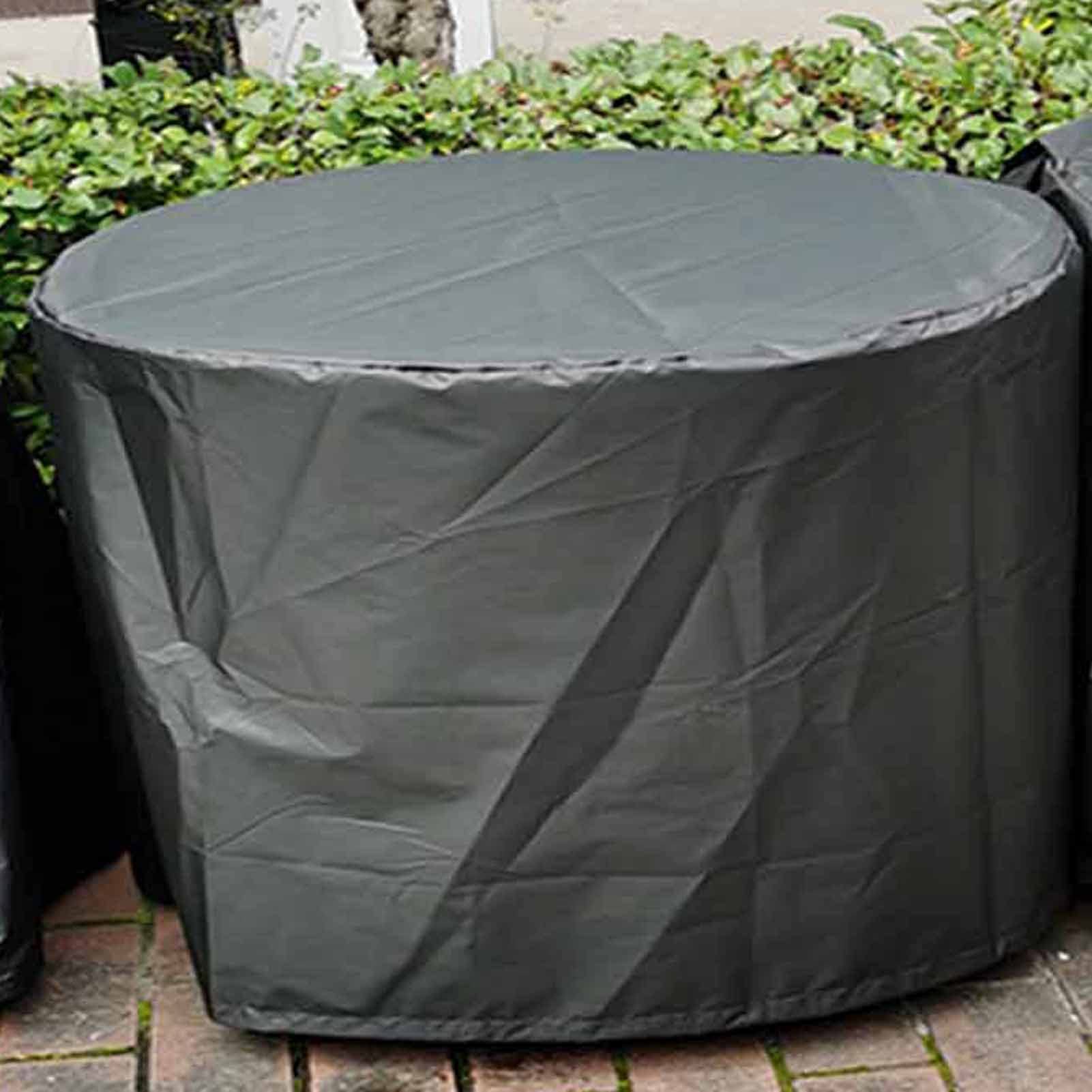 Waterproof Outdoor Furniture Cover - Heavy Duty Oxford Fabric for Garden Tables, Chairs & Rattan Sets (110x90cm, Black) | All-Weather Protection for Patio, Deck & Backyard Furniture