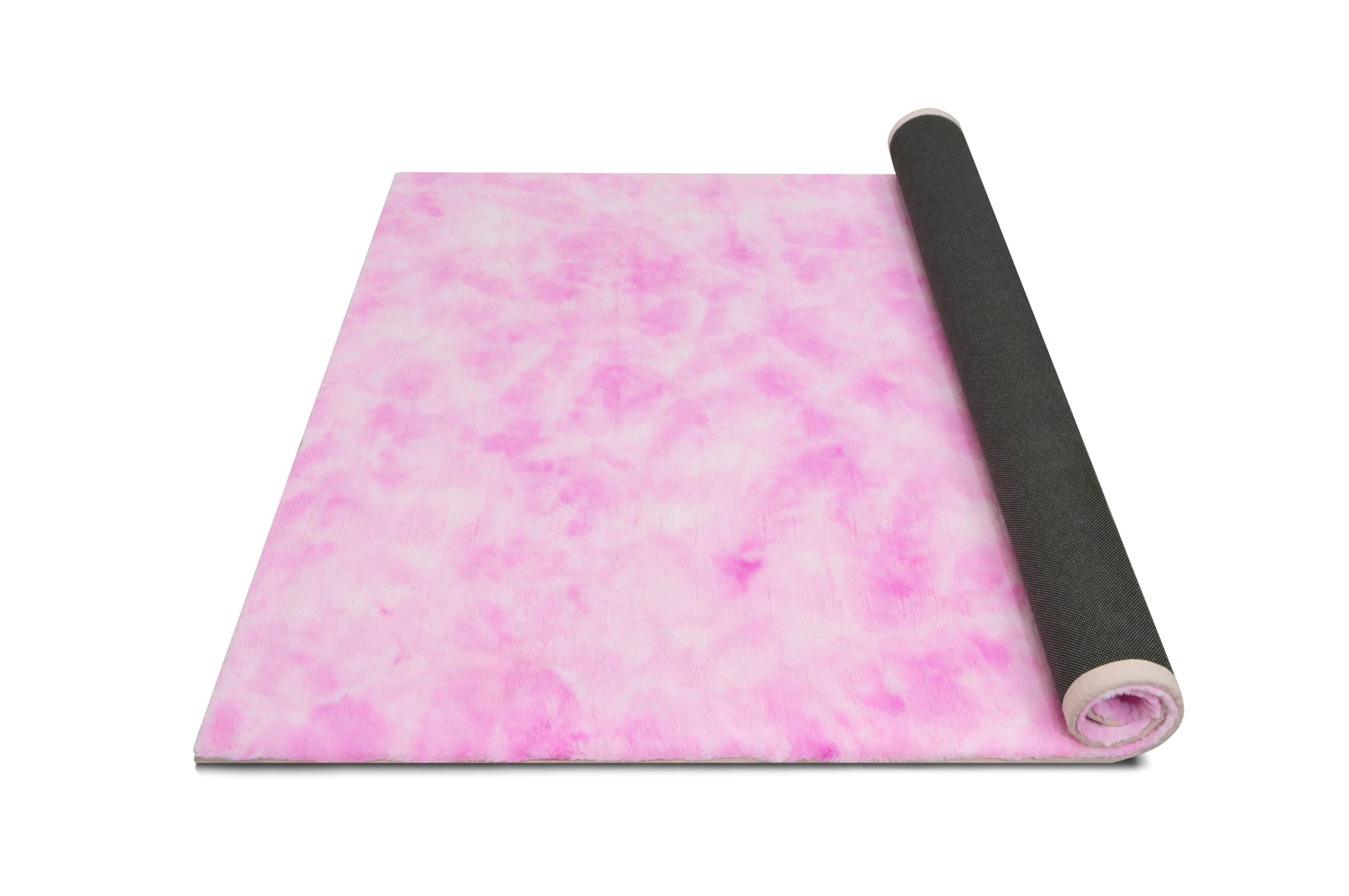 Faux Fur Shaggy Area Rug - Soft Plush Non-Slip Carpet for Living Room, Nursery & Kids Room | Modern Home Decor Floor Mat in Hot Pink | Perfect for Cozy Bedrooms, Playrooms & Dorm Decor