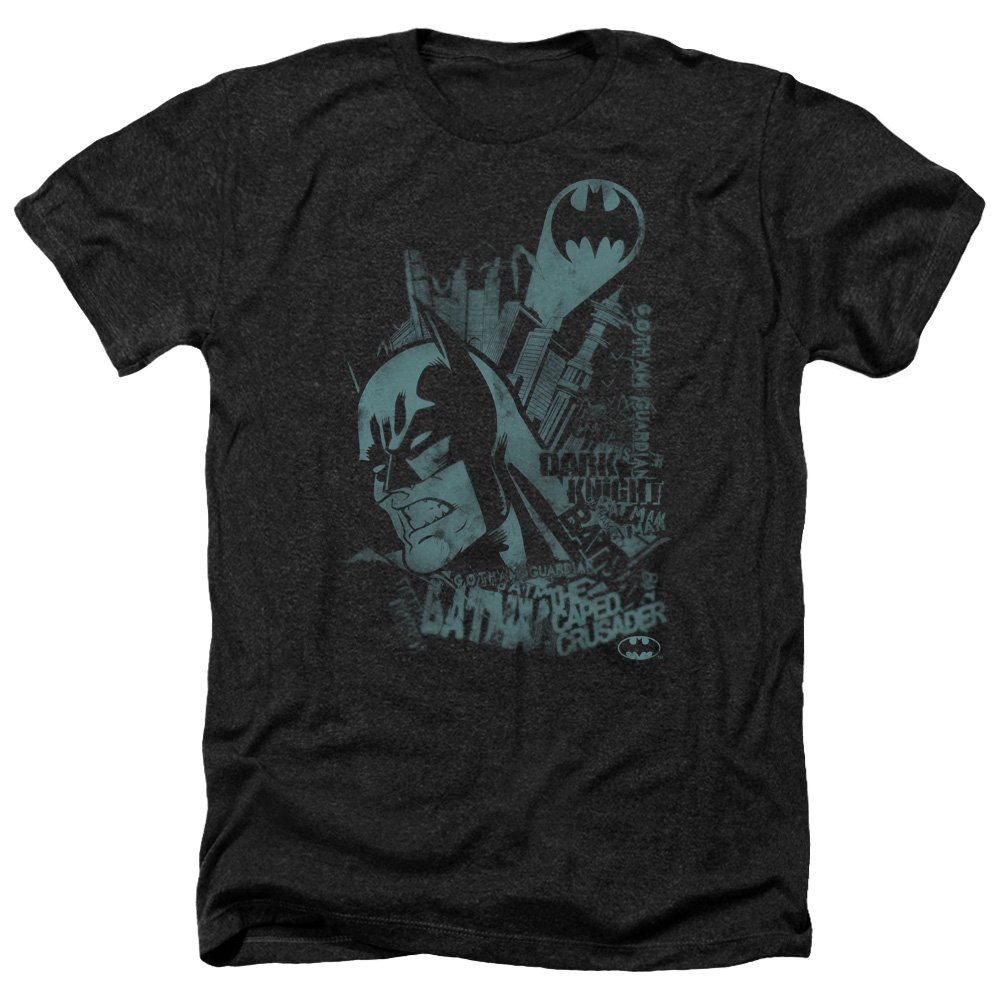 Batman DC Comics Gritted Teeth Graphic Novel T-Shirt for Men - Superhero Comic Book Tee for Casual Wear & Cosplay