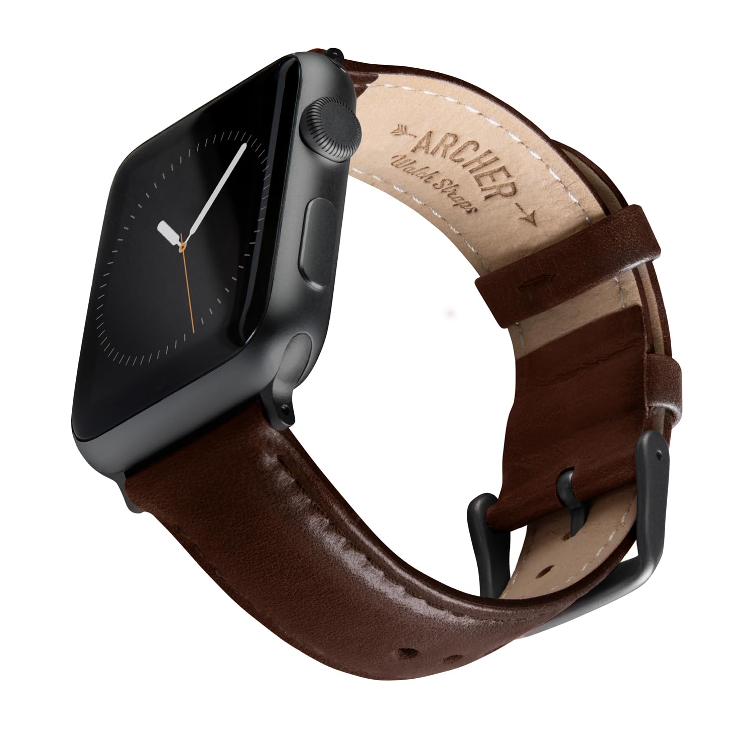 Premium Top Grain Leather Watch Bands for Apple Watch - Archer Watch Straps - Durable & Stylish Replacement Straps for Work, Gym & Everyday Wear