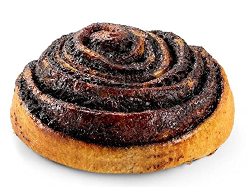 Stern's Bakery Chocolate Swirl Danish Pastries - 18 Individually Wrapped 3oz Breakfast Pastries | Dairy Free & Nut Free Snacks | Perfect for Vending Machines, Lunchboxes, Office Snacks & Morning Coffee Pairing